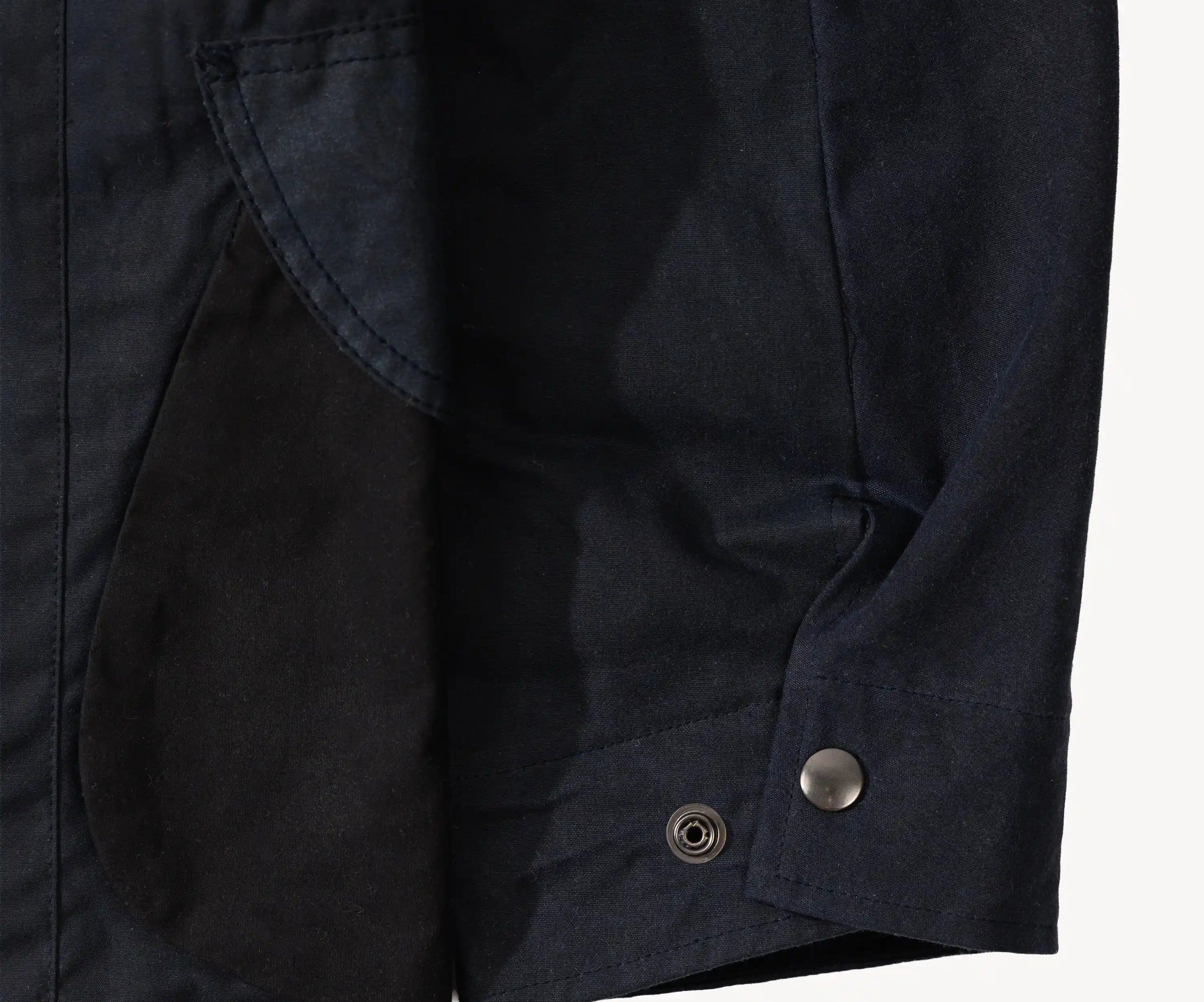 REWORK® STORMFISHER WAX JACKET - N° 017 Coats & Jackets MEDIUM / BLUE - BRUT Clothing