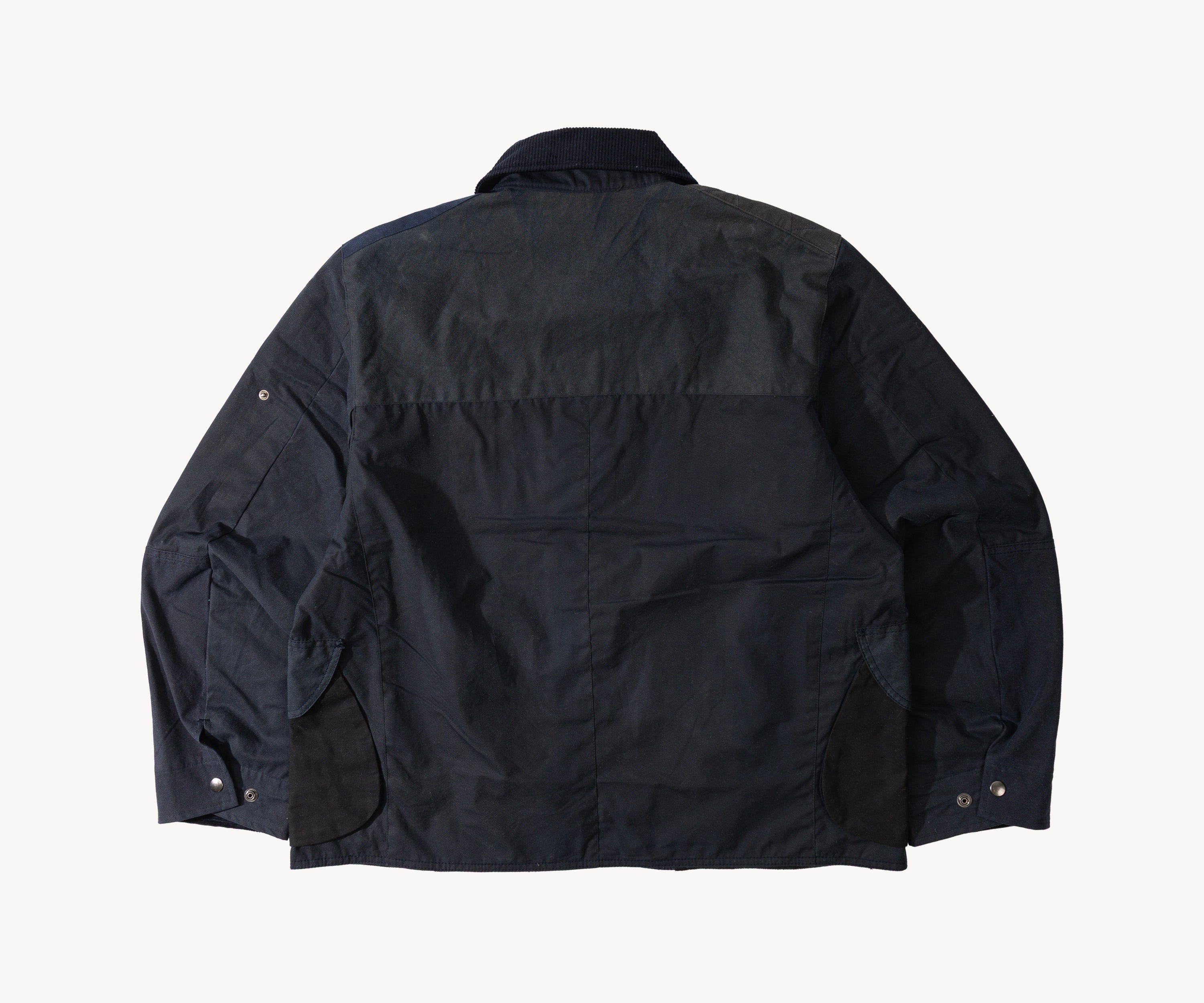REWORK® STORMFISHER WAX JACKET - N° 017 Coats & Jackets MEDIUM / BLUE - BRUT Clothing