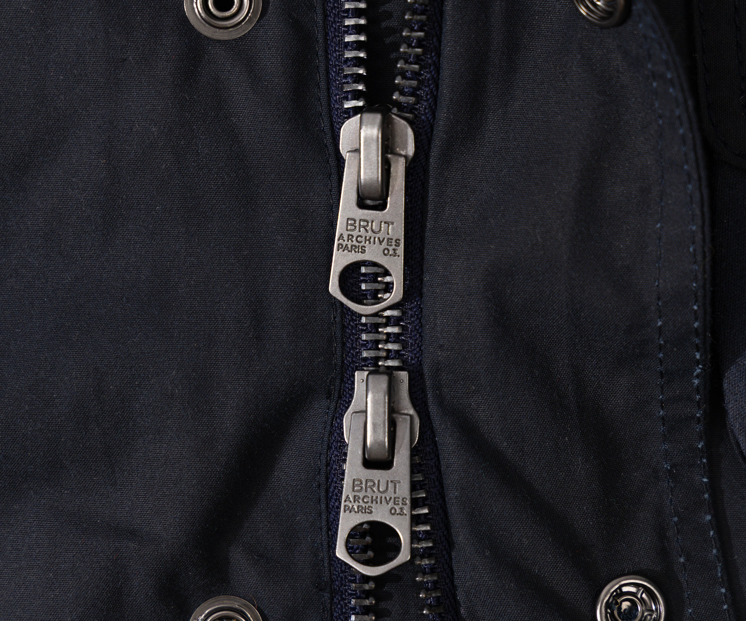 REWORK® STORMFISHER WAX JACKET - N° 018 Coats & Jackets MEDIUM / BLUE - BRUT Clothing