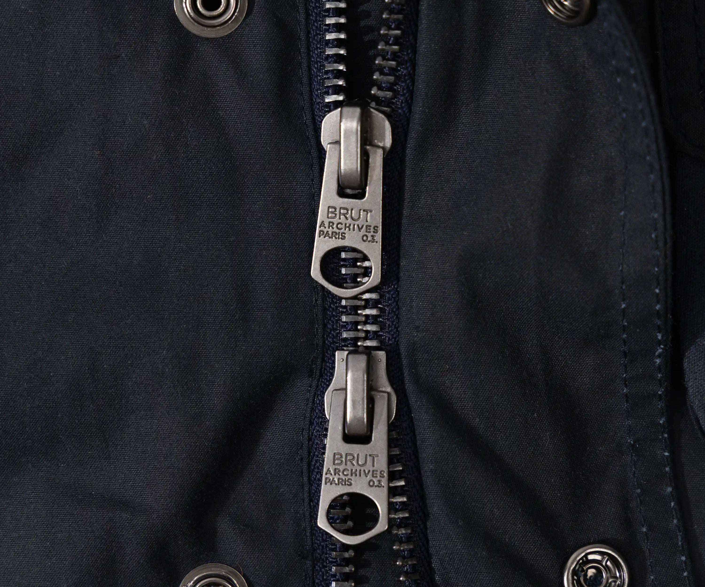 REWORK® STORMFISHER WAX JACKET - N° 018 Coats & Jackets MEDIUM / BLUE - BRUT Clothing