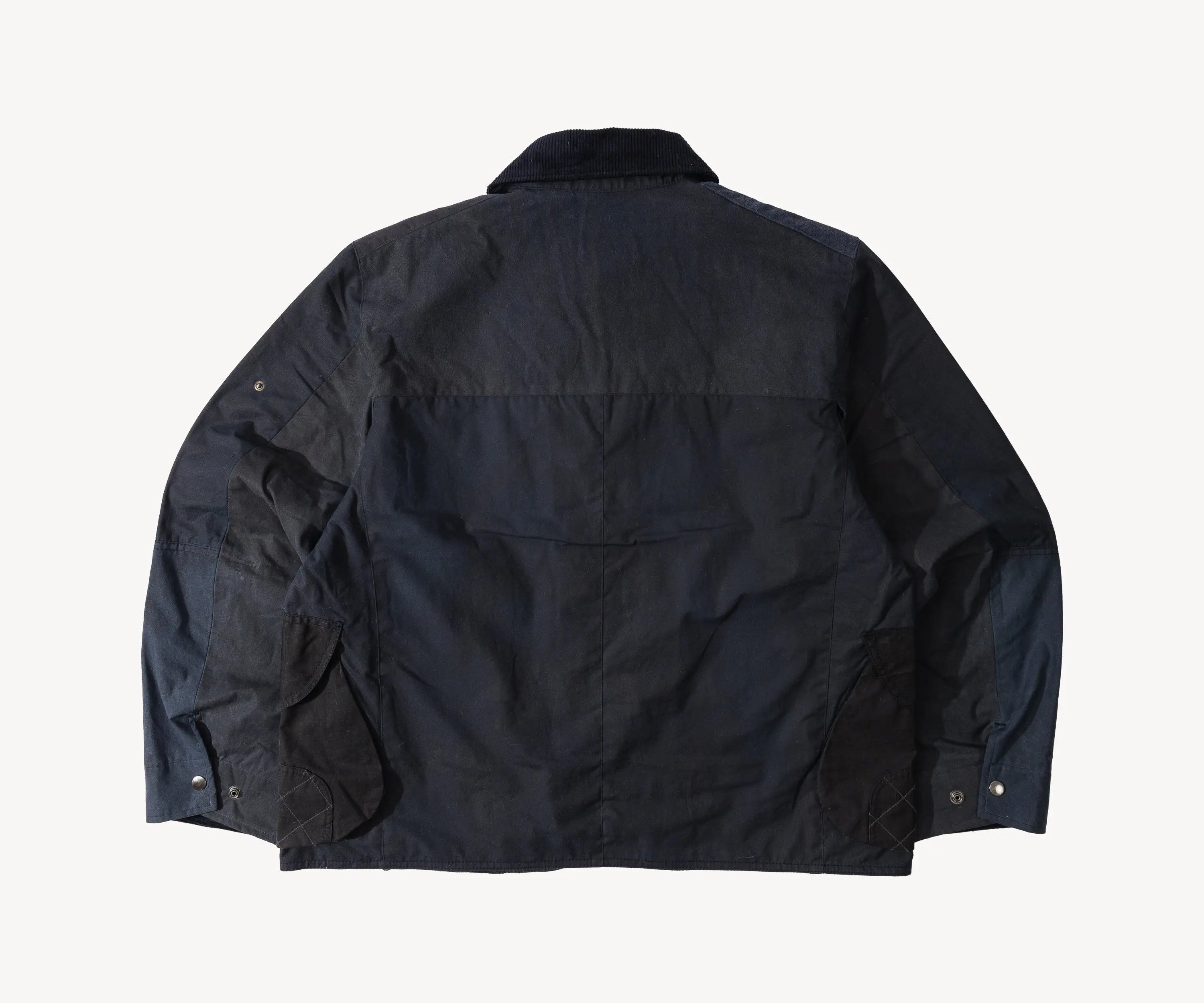 REWORK® STORMFISHER WAX JACKET - N° 018 Coats & Jackets MEDIUM / BLUE - BRUT Clothing