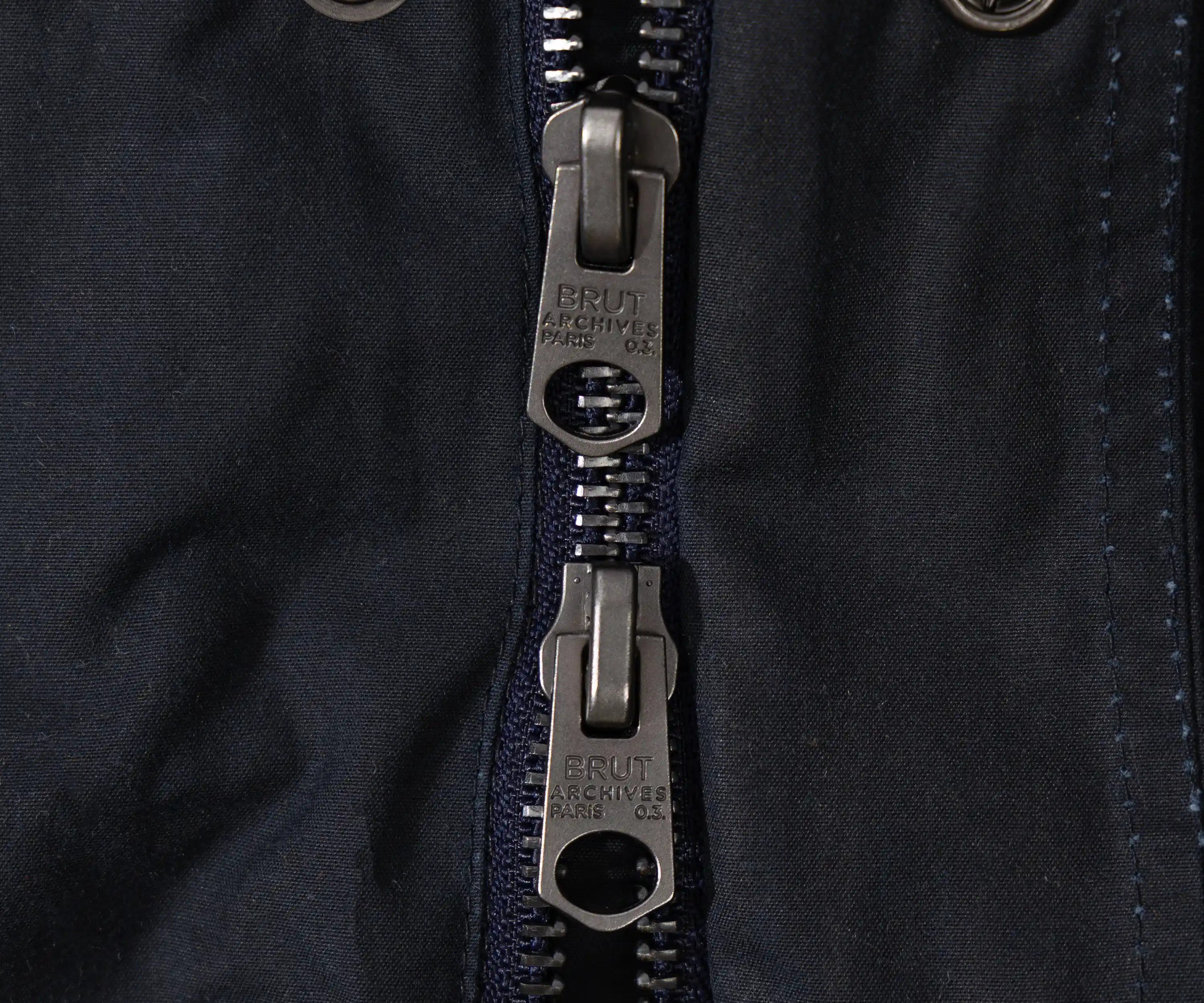 REWORK® STORMFISHER WAX JACKET - N° 019 Coats & Jackets MEDIUM / BLUE - BRUT Clothing