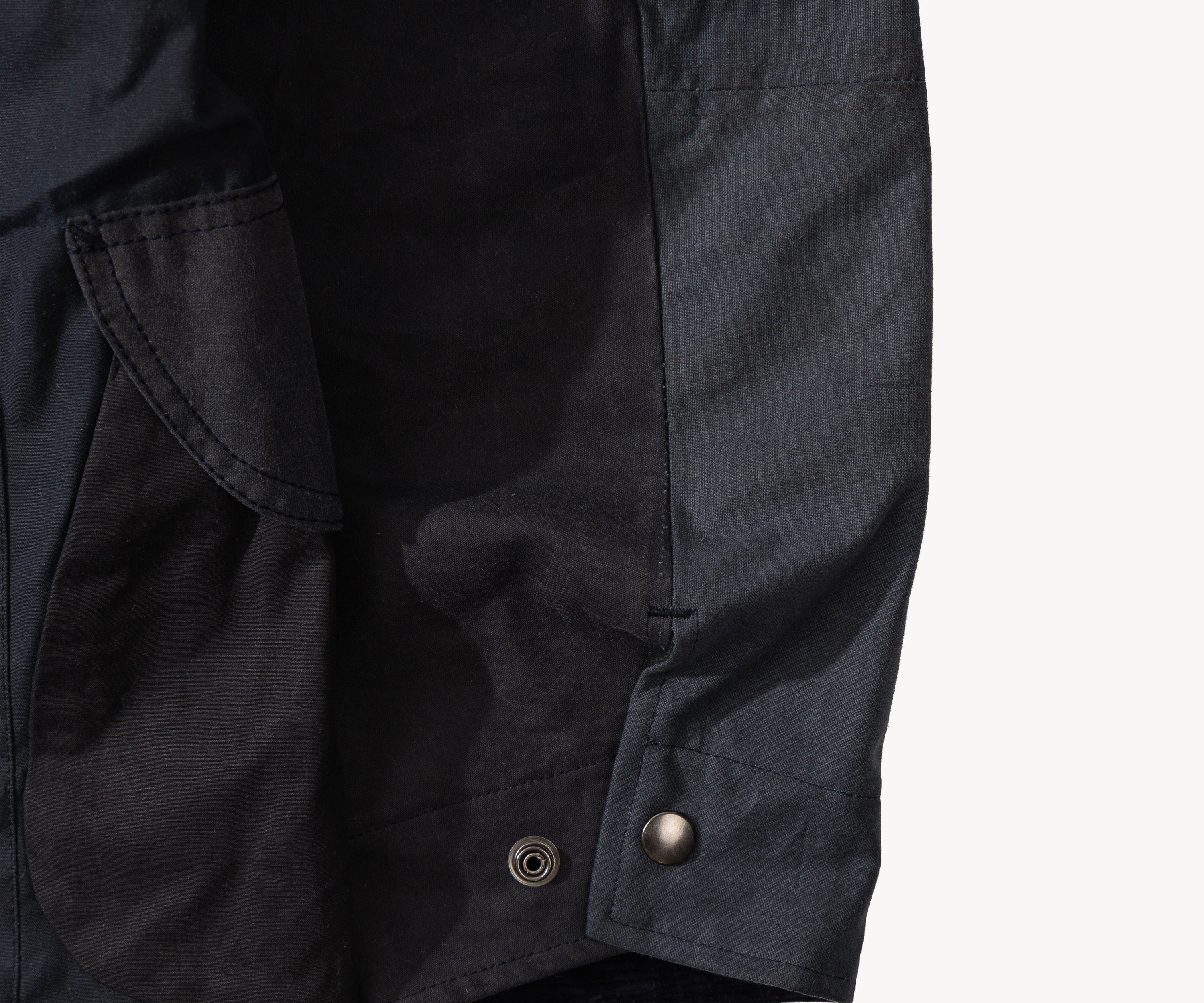 REWORK® STORMFISHER WAX JACKET - N° 019 Coats & Jackets MEDIUM / BLUE - BRUT Clothing