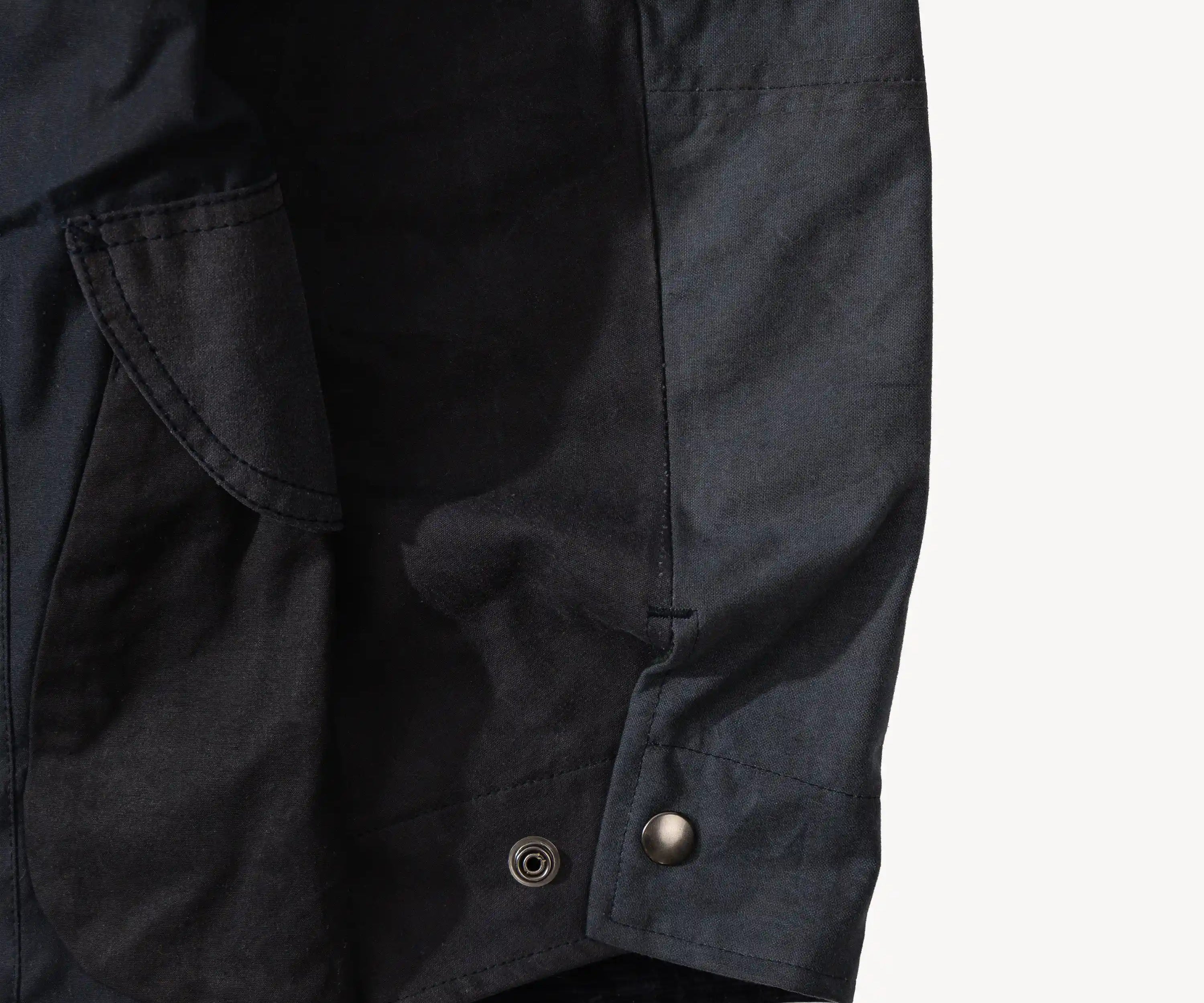 REWORK® STORMFISHER WAX JACKET - N° 019 Coats & Jackets MEDIUM / BLUE - BRUT Clothing
