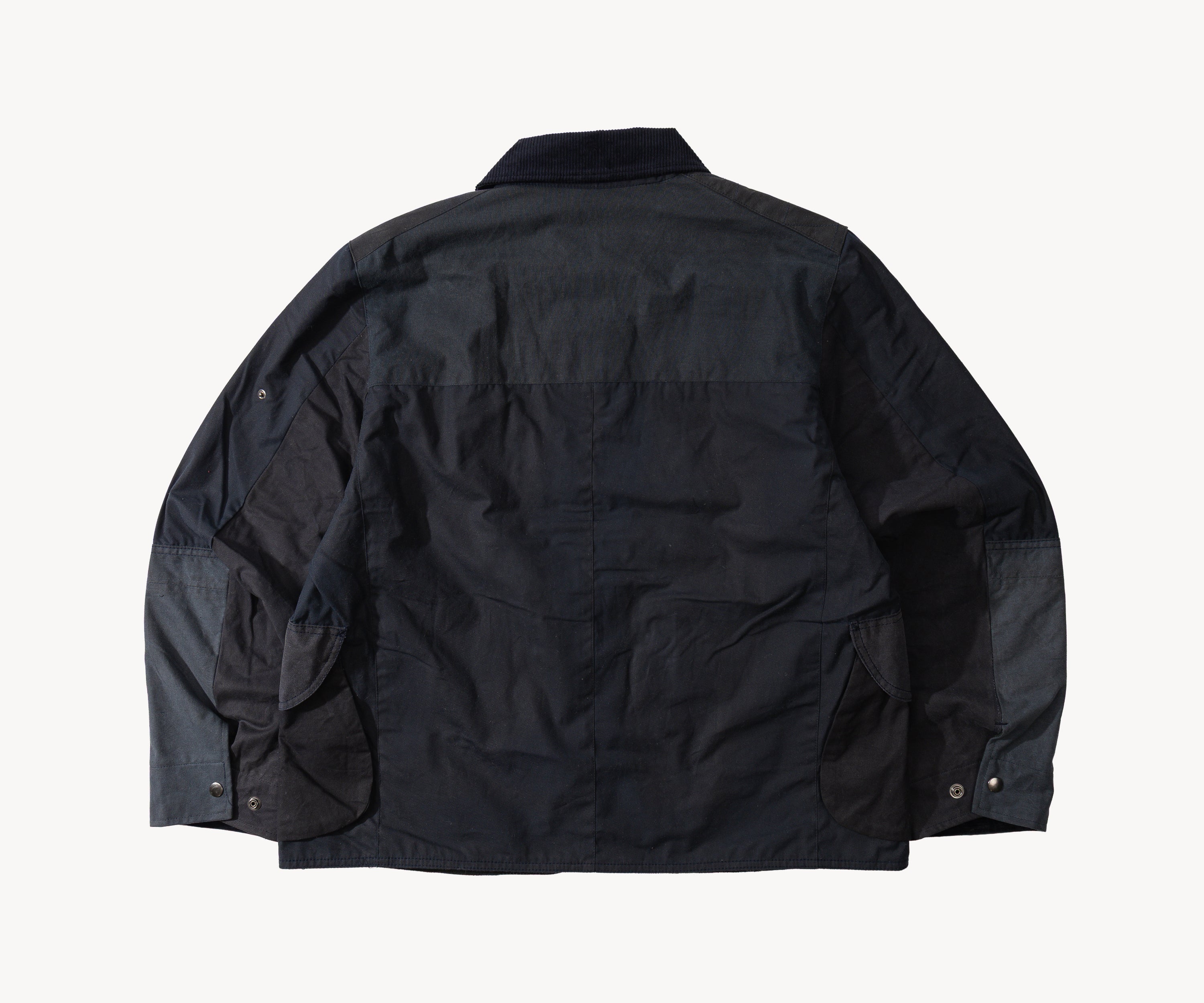 REWORK® STORMFISHER WAX JACKET - N° 019 Coats & Jackets MEDIUM / BLUE - BRUT Clothing