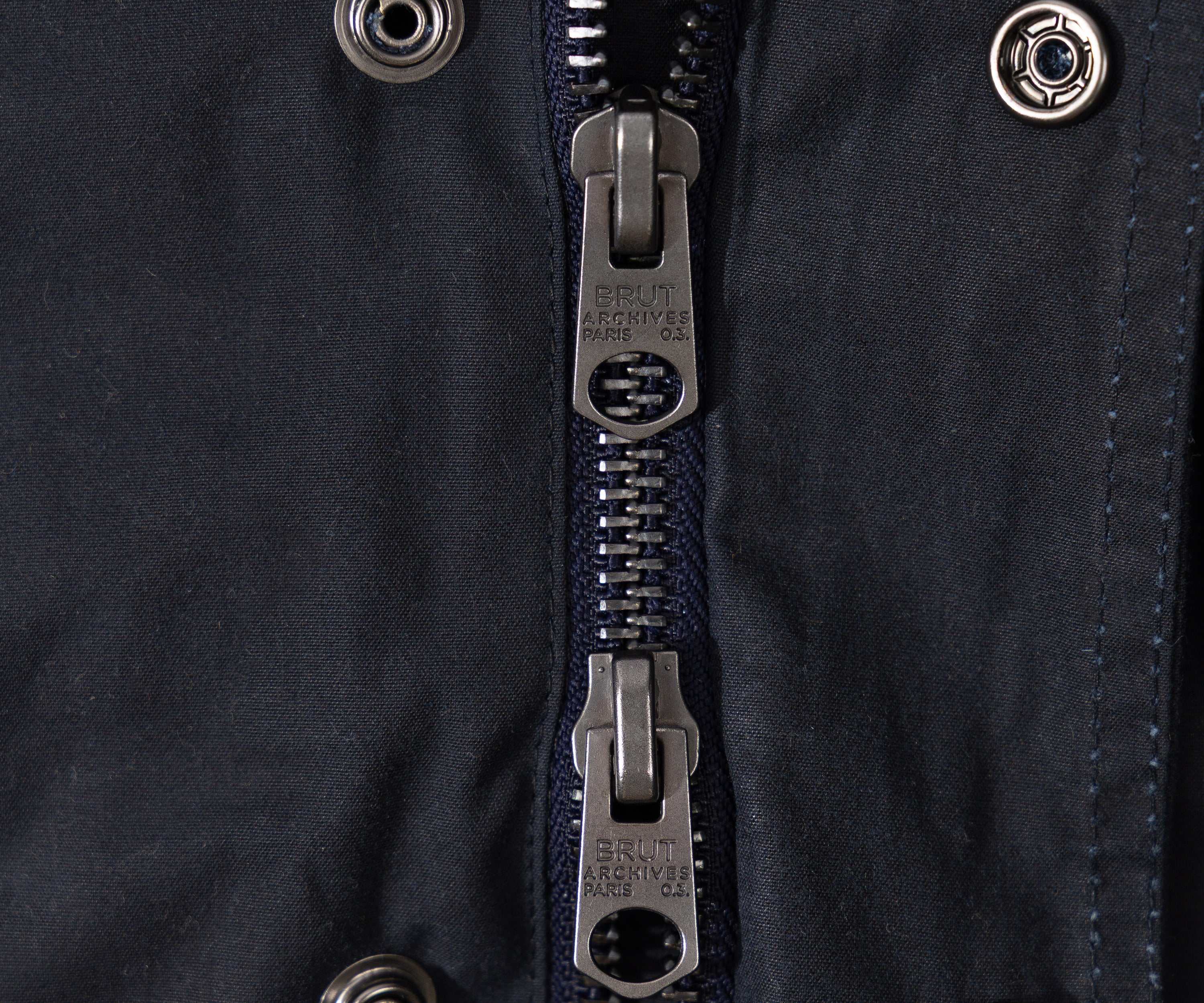 REWORK® STORMFISHER WAX JACKET - N° 020 Coats & Jackets MEDIUM / BLUE - BRUT Clothing