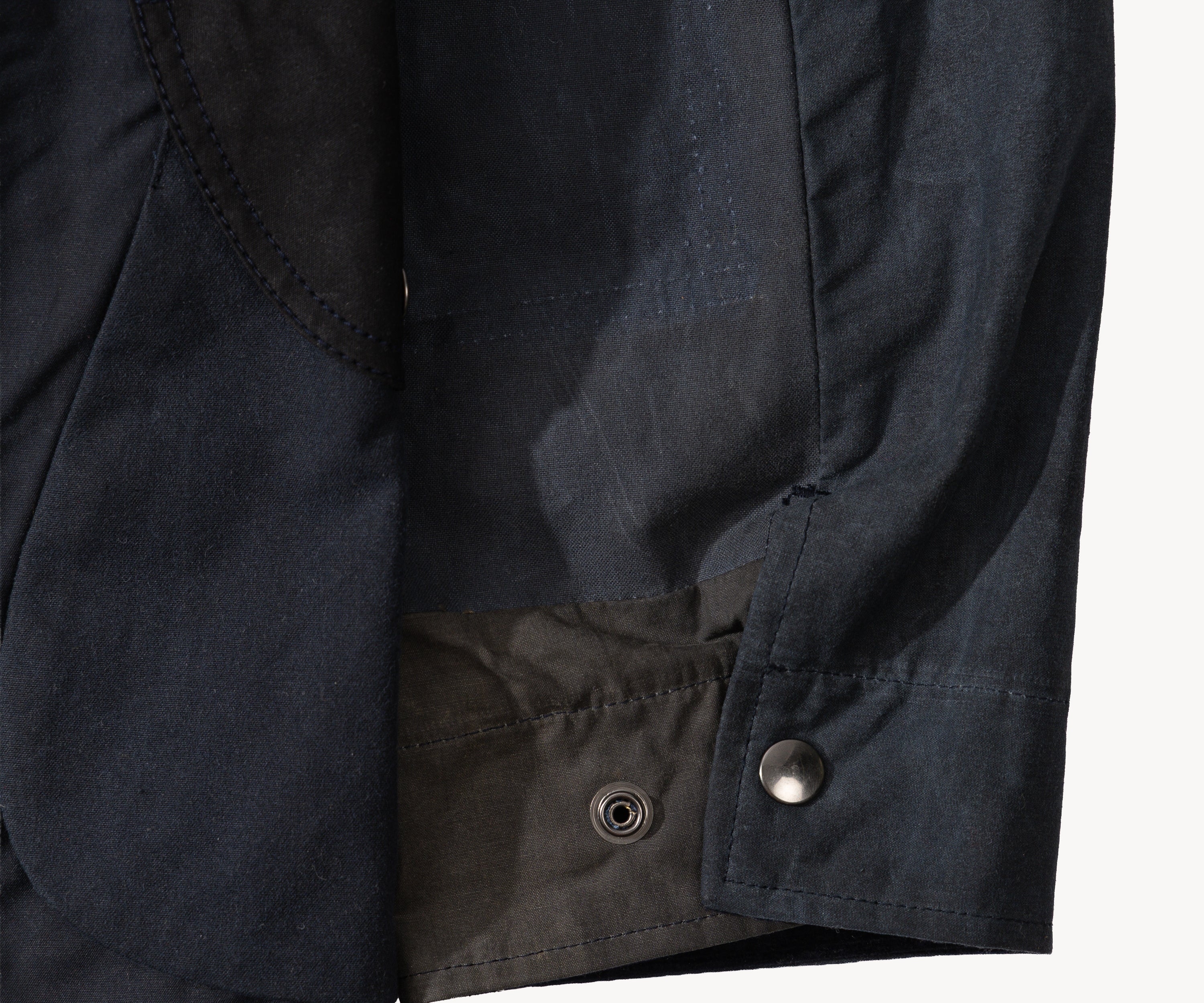 REWORK® STORMFISHER WAX JACKET - N° 020 Coats & Jackets MEDIUM / BLUE - BRUT Clothing