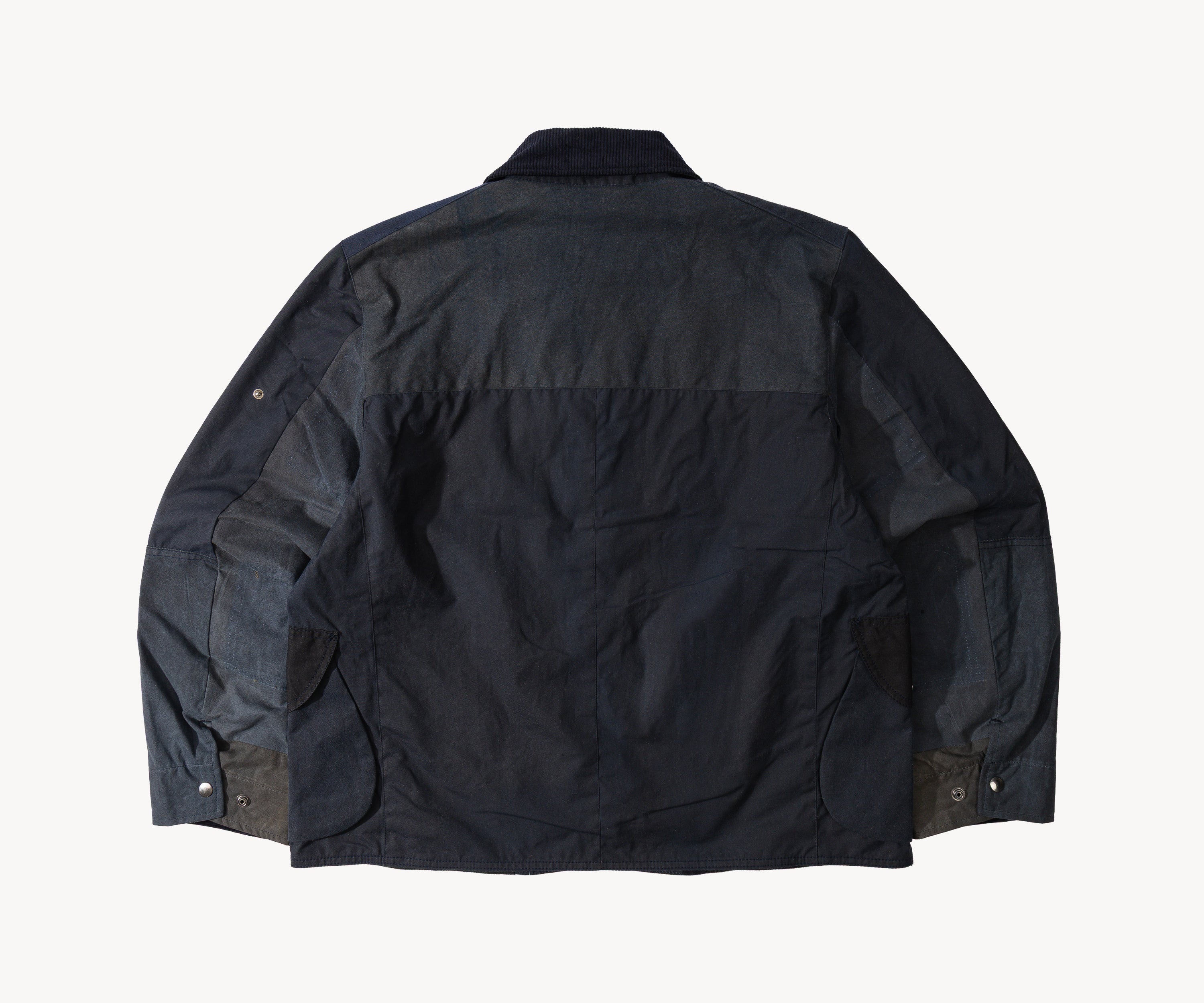 REWORK® STORMFISHER WAX JACKET - N° 020 Coats & Jackets MEDIUM / BLUE - BRUT Clothing