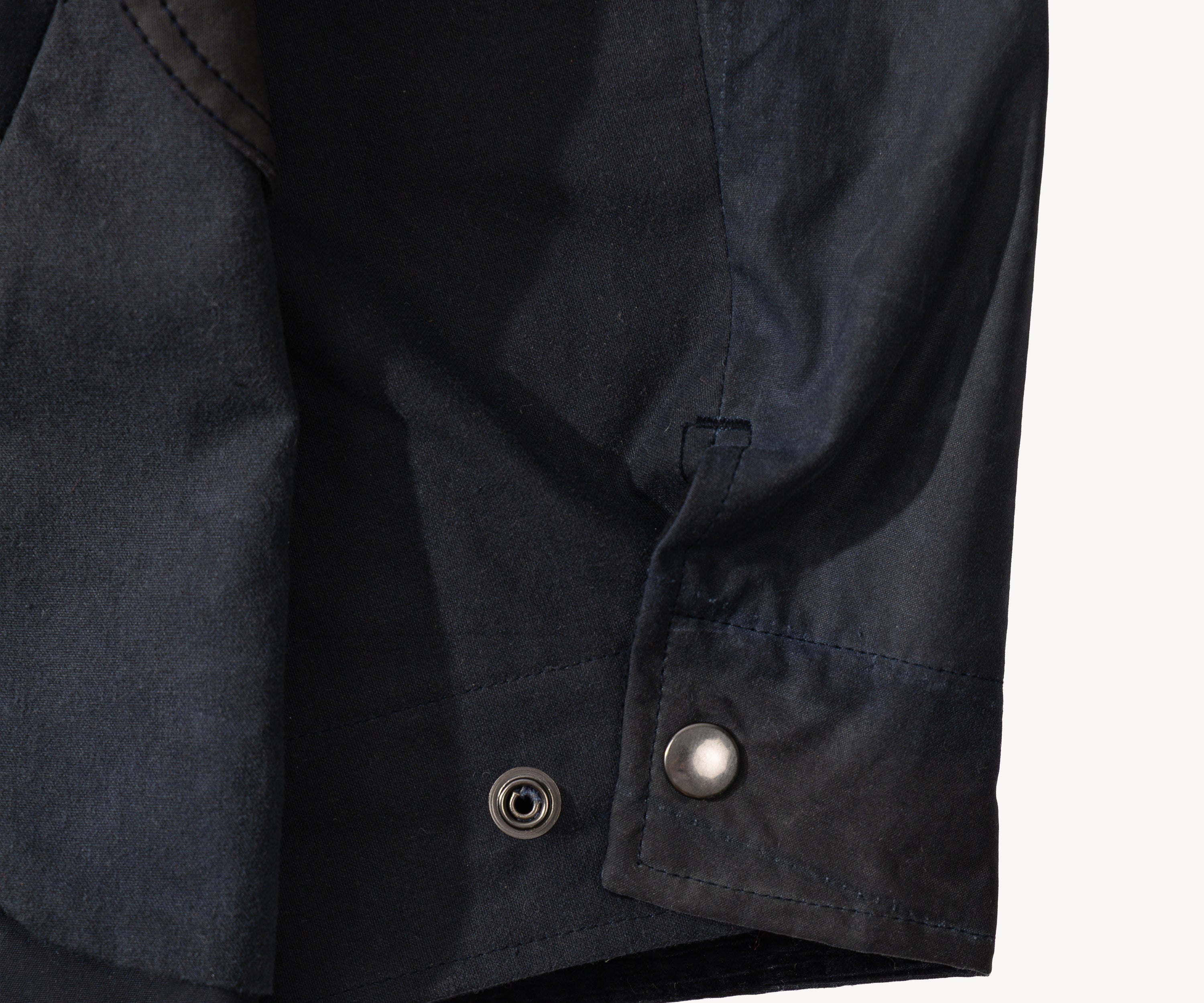 REWORK® STORMFISHER WAX JACKET - N° 023 Coats & Jackets MEDIUM / BLUE - BRUT Clothing