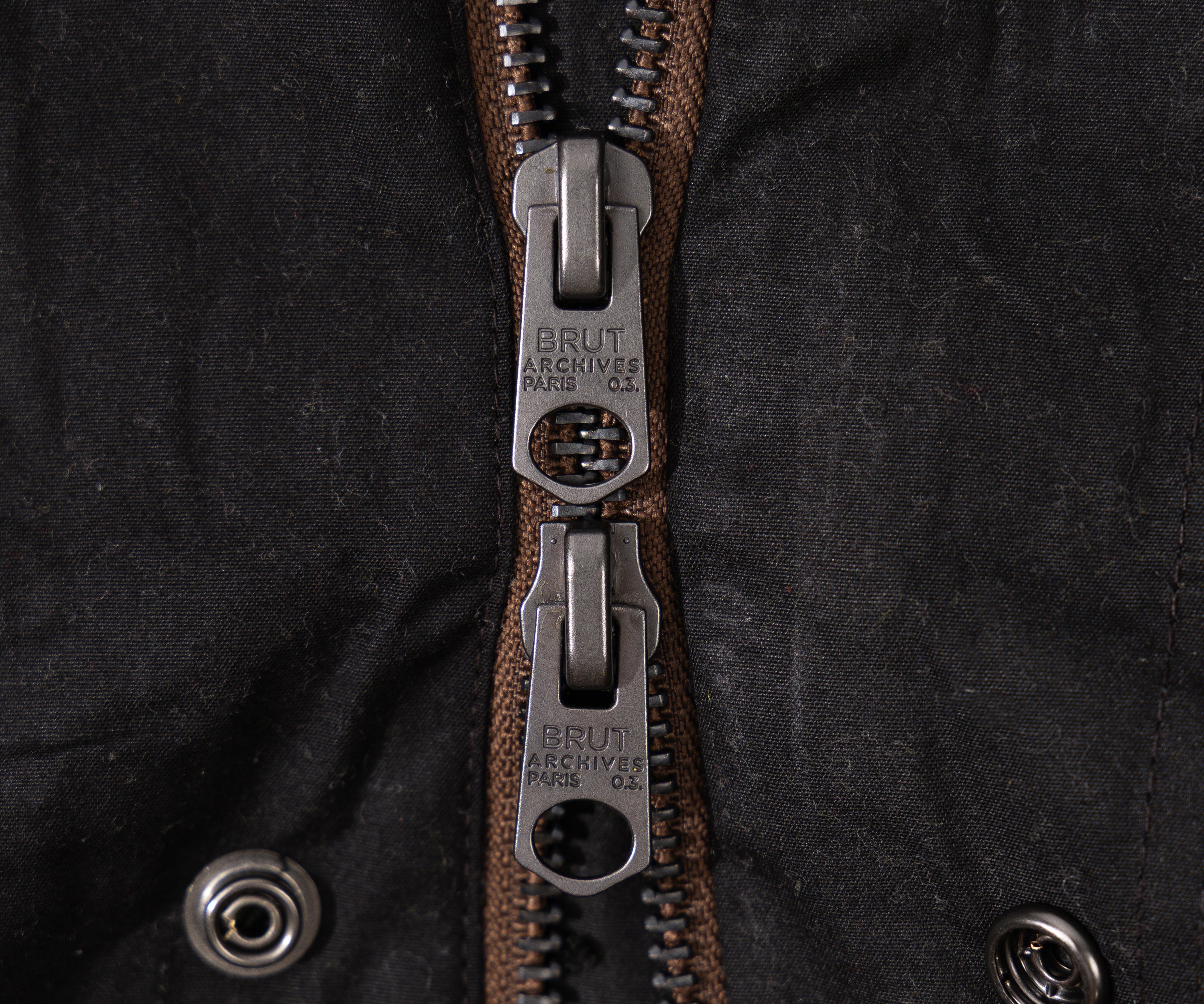 REWORK® STORMFISHER WAX JACKET - N° 025 Coats & Jackets LARGE / BROWN - BRUT Clothing