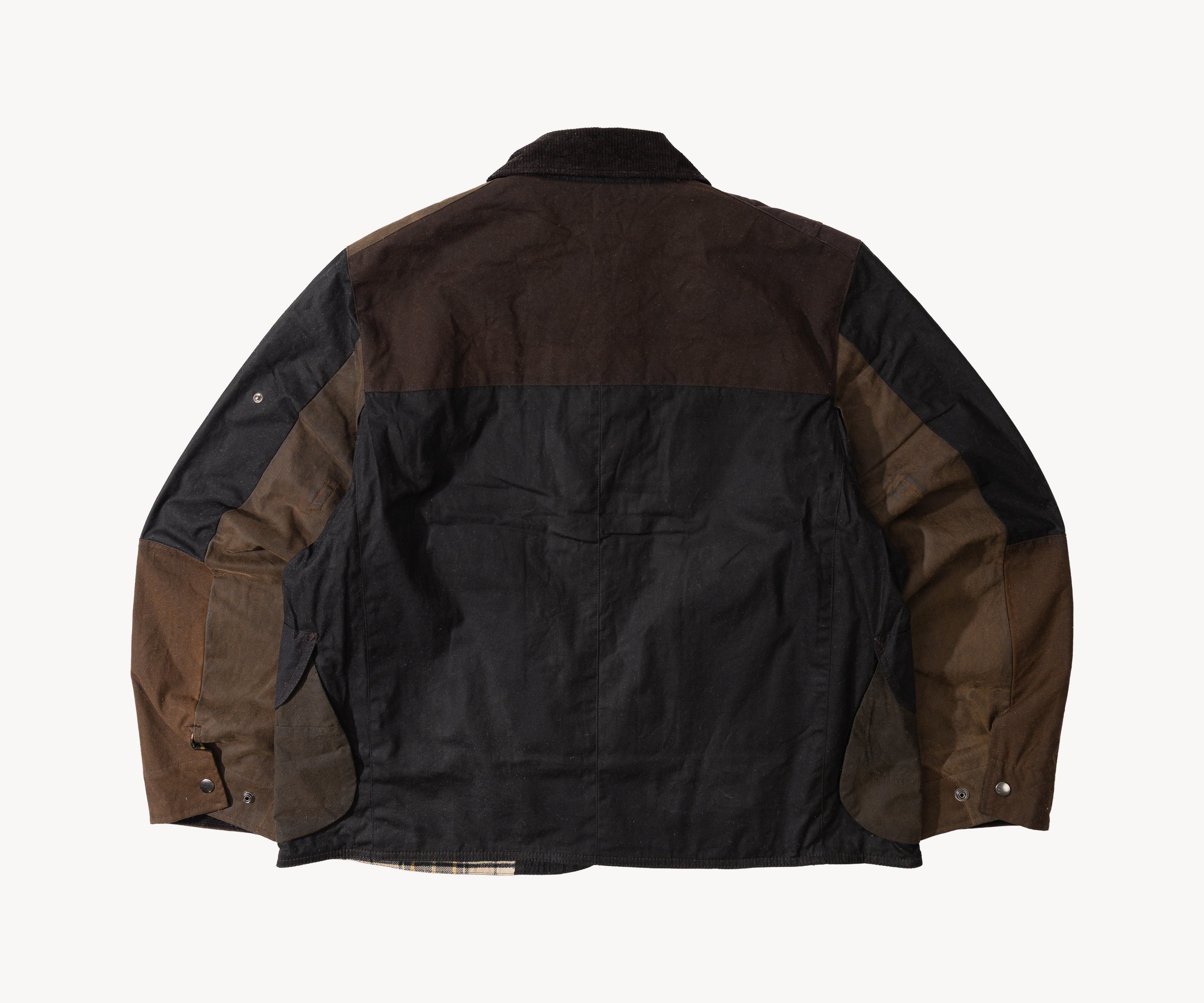 REWORK® STORMFISHER WAX JACKET - N° 025 Manteaux et vestes LARGE / MARRON - BRUT Clothing