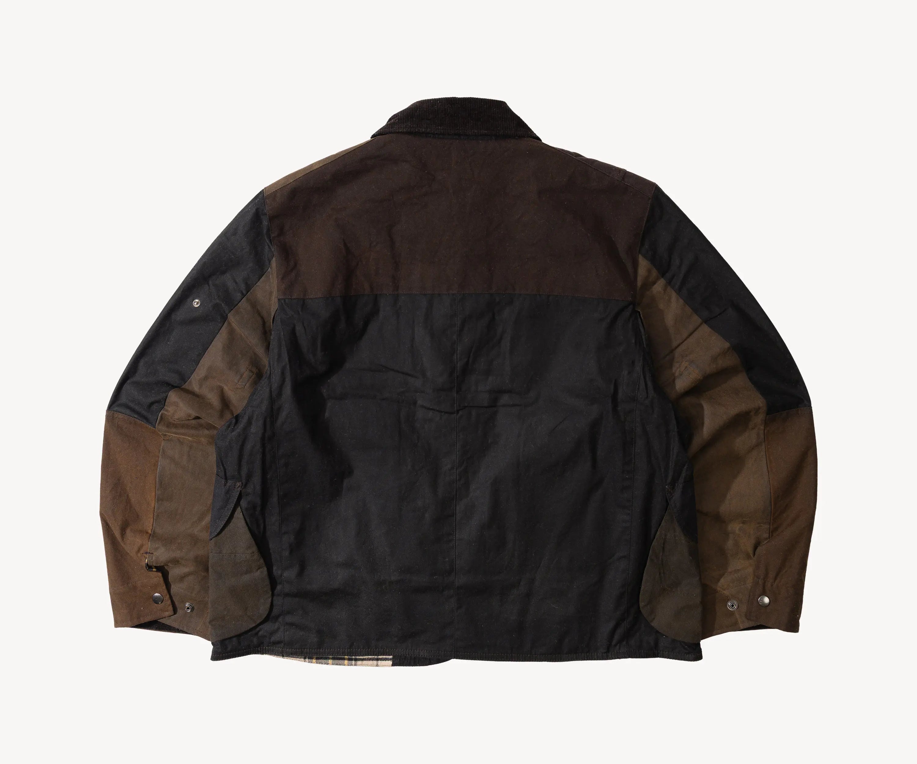 REWORK® STORMFISHER WAX JACKET - N° 025 Coats & Jackets LARGE / BROWN - BRUT Clothing