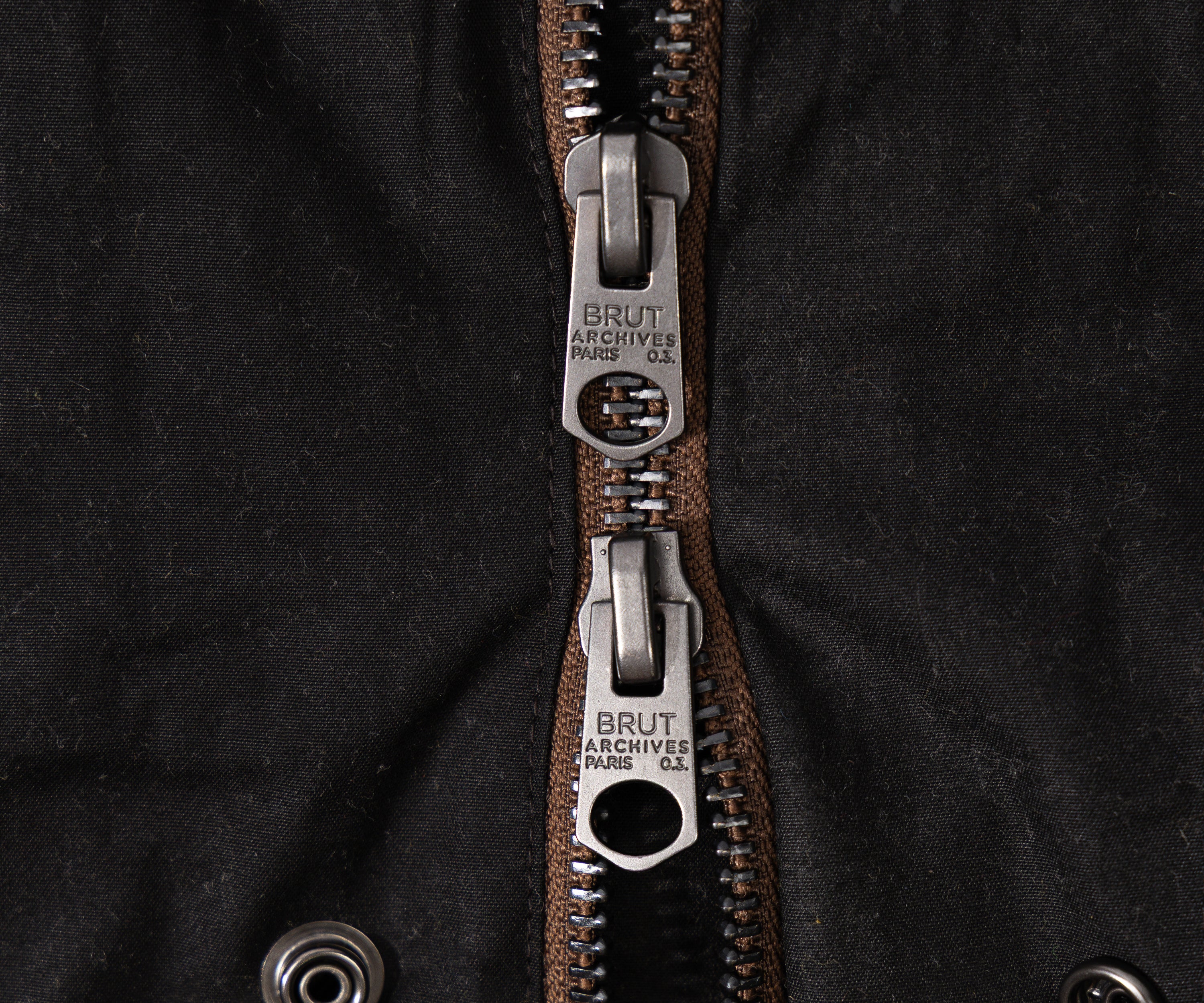 REWORK® STORMFISHER WAX JACKET - N° 026 Coats & Jackets LARGE / BROWN - BRUT Clothing