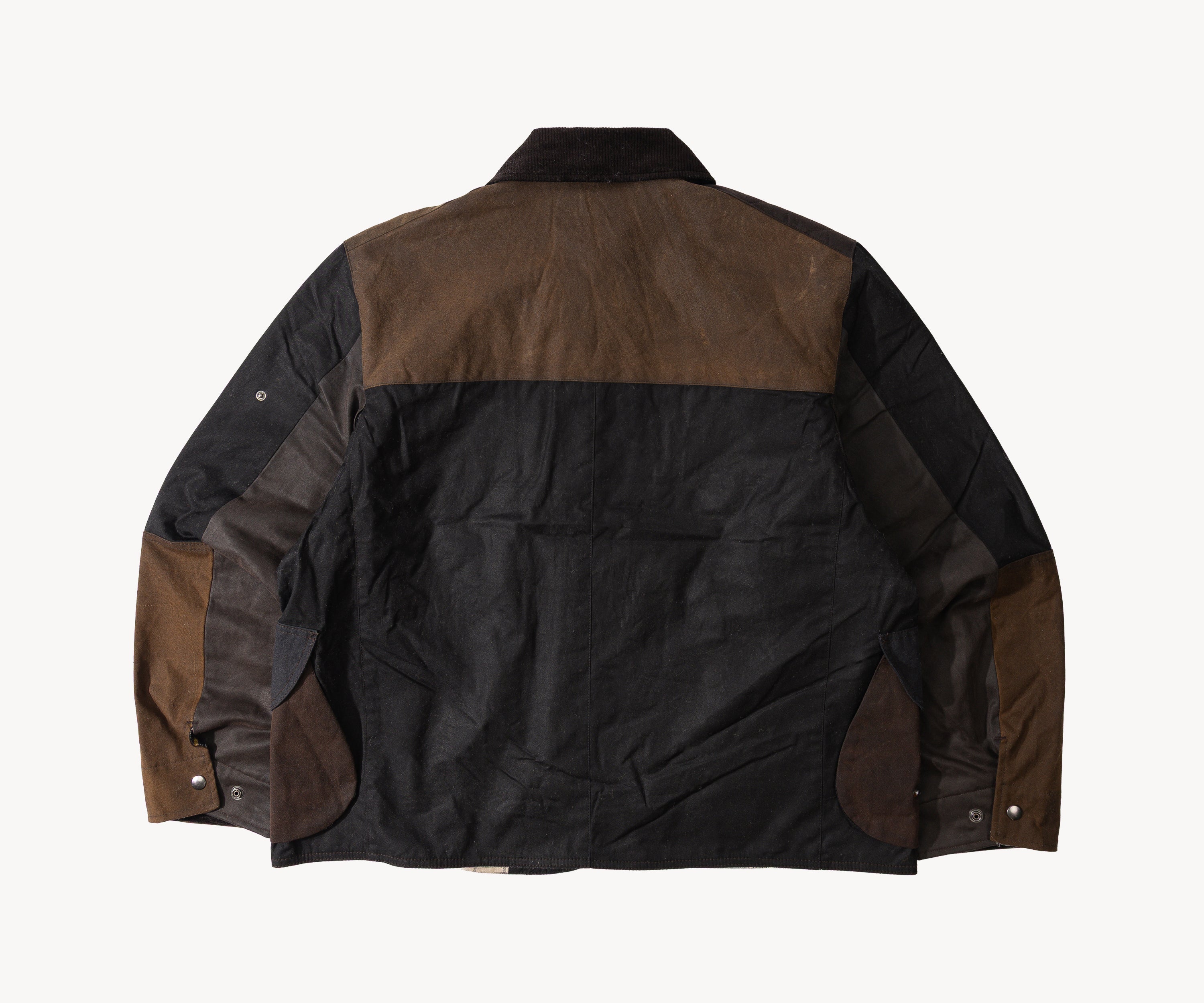 REWORK® STORMFISHER WAX JACKET - N° 026 Coats & Jackets LARGE / BROWN - BRUT Clothing