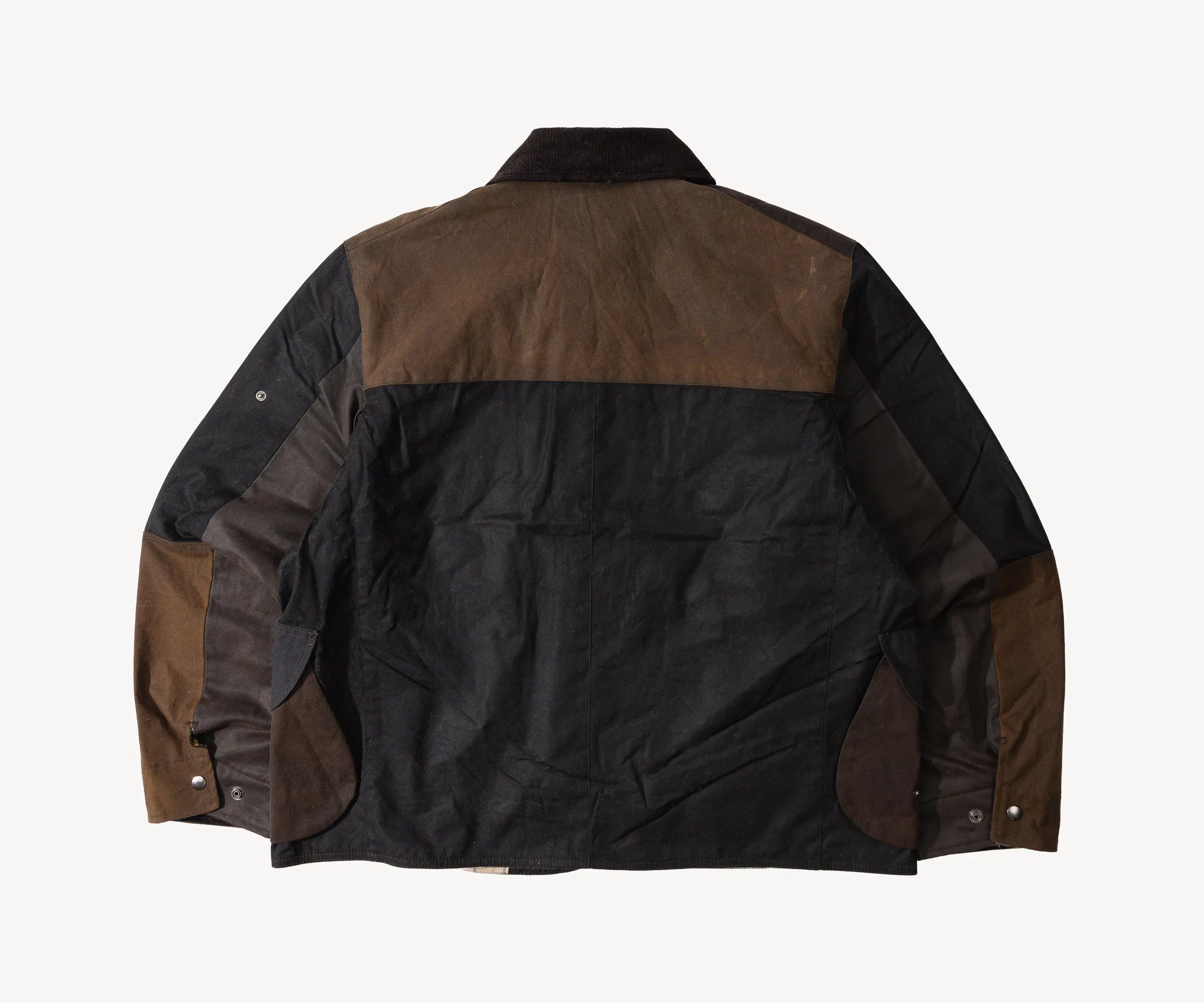 REWORK® STORMFISHER WAX JACKET - N° 026 Coats & Jackets LARGE / BROWN - BRUT Clothing