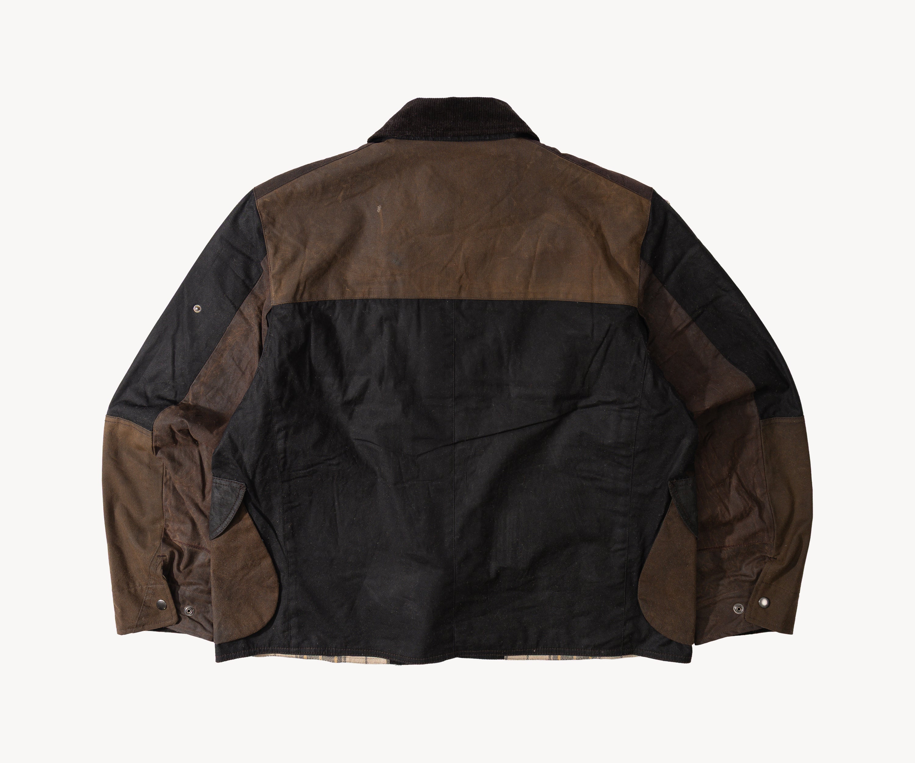 REWORK® STORMFISHER WAX JACKET - N° 027 Coats & Jackets LARGE / BROWN - BRUT Clothing