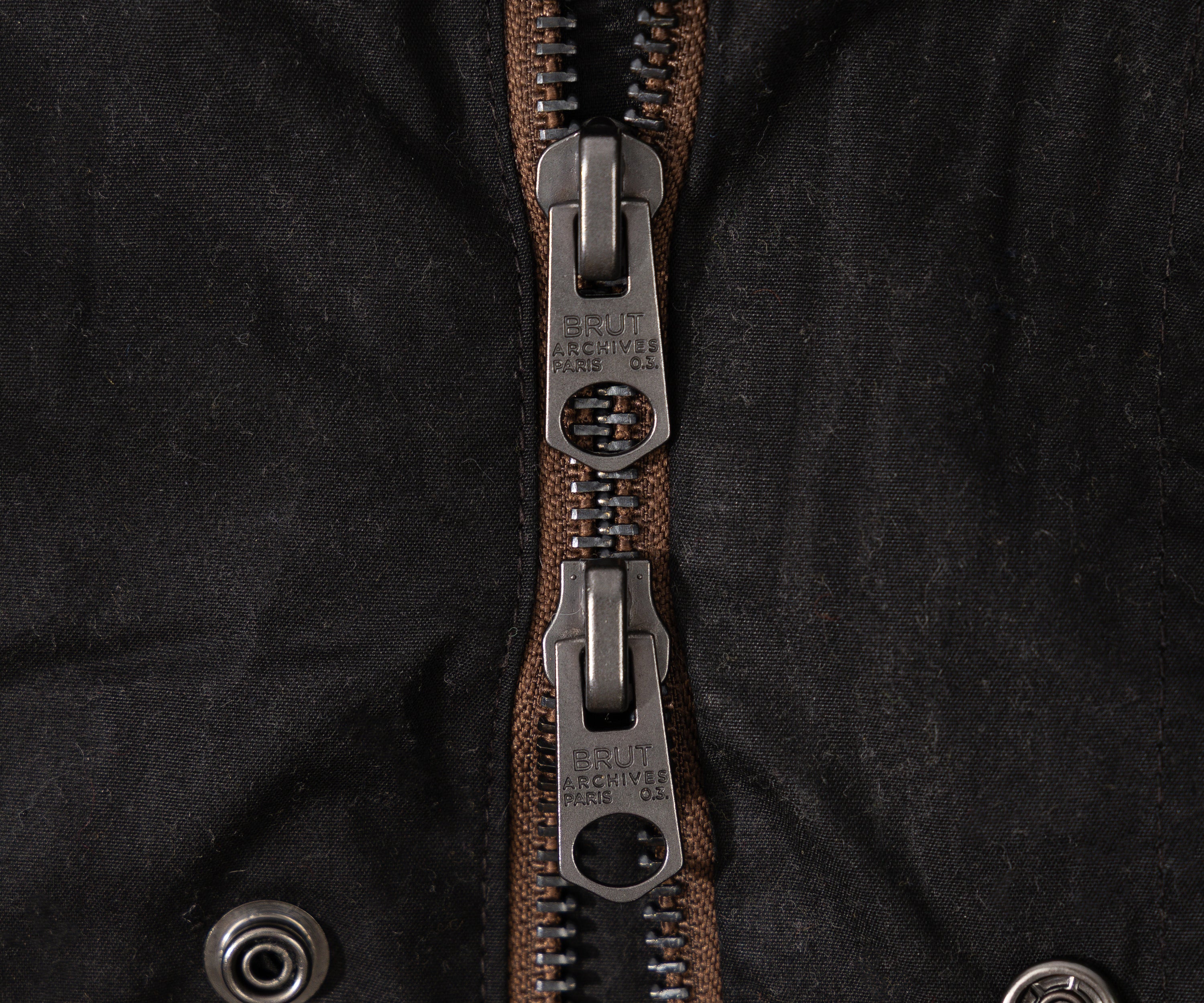REWORK® STORMFISHER WAX JACKET - N° 029 Coats & Jackets LARGE / BROWN - BRUT Clothing