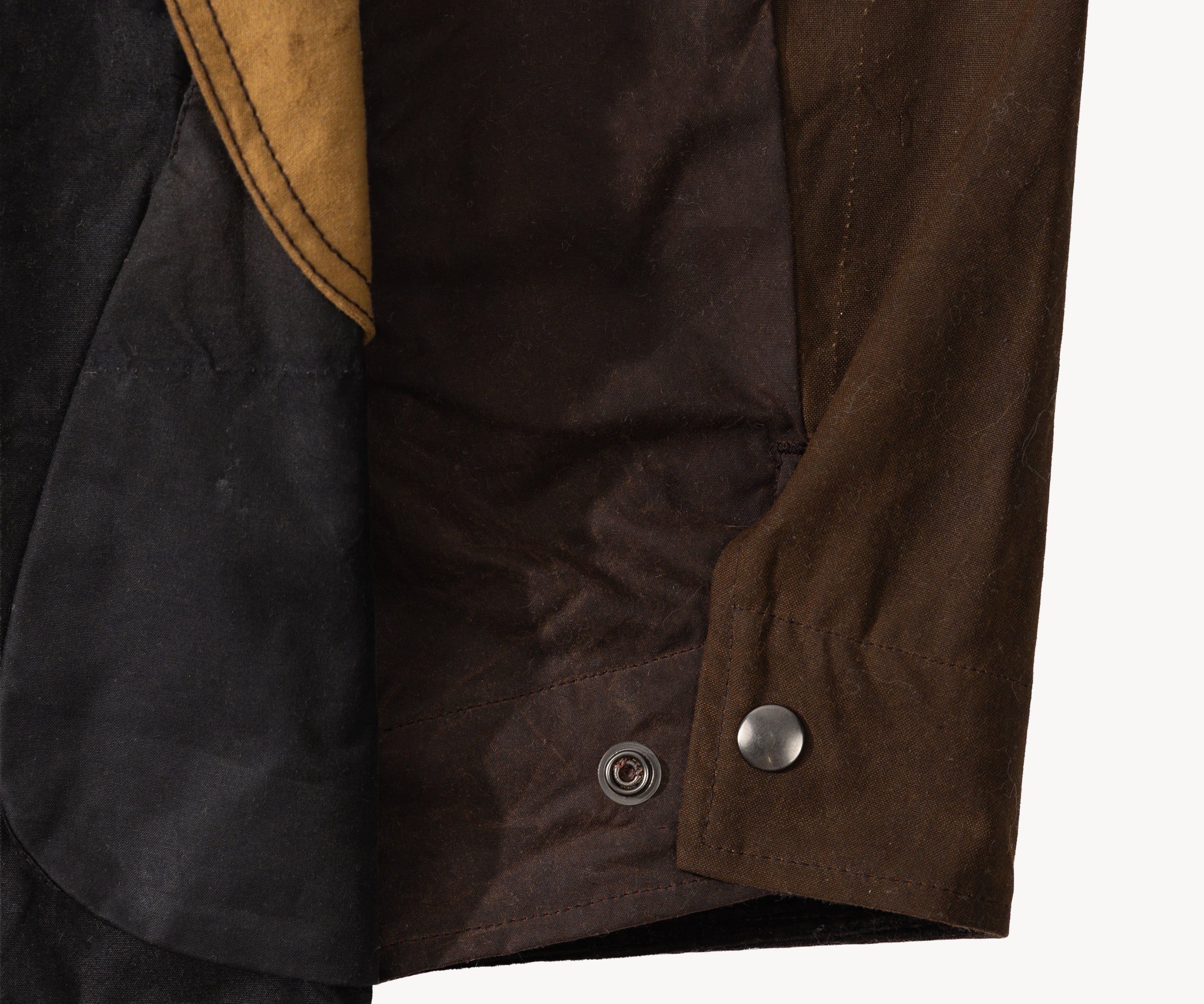 REWORK® STORMFISHER WAX JACKET - N° 029 Coats & Jackets LARGE / BROWN - BRUT Clothing