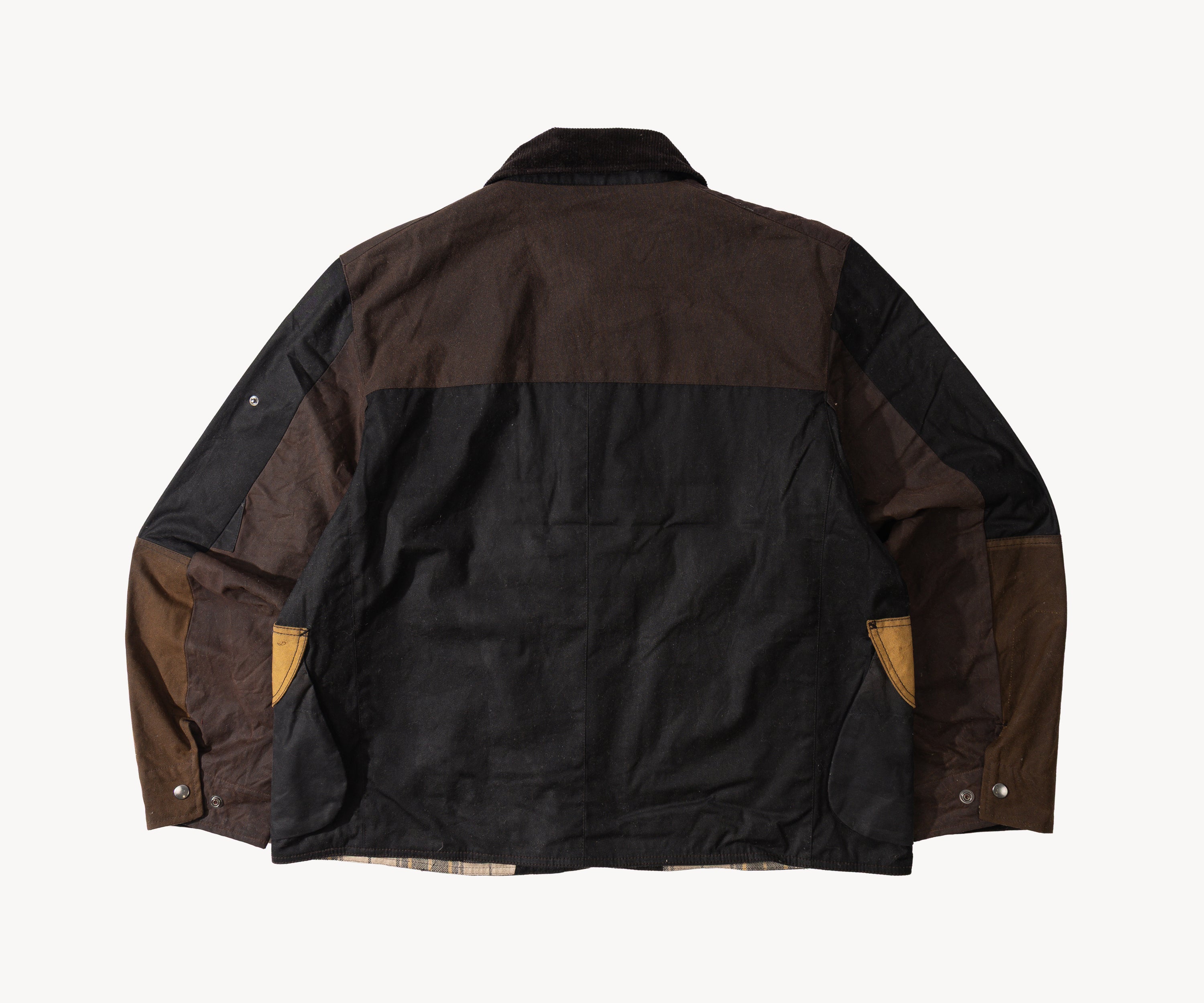 REWORK® STORMFISHER WAX JACKET - N° 029 Coats & Jackets LARGE / BROWN - BRUT Clothing