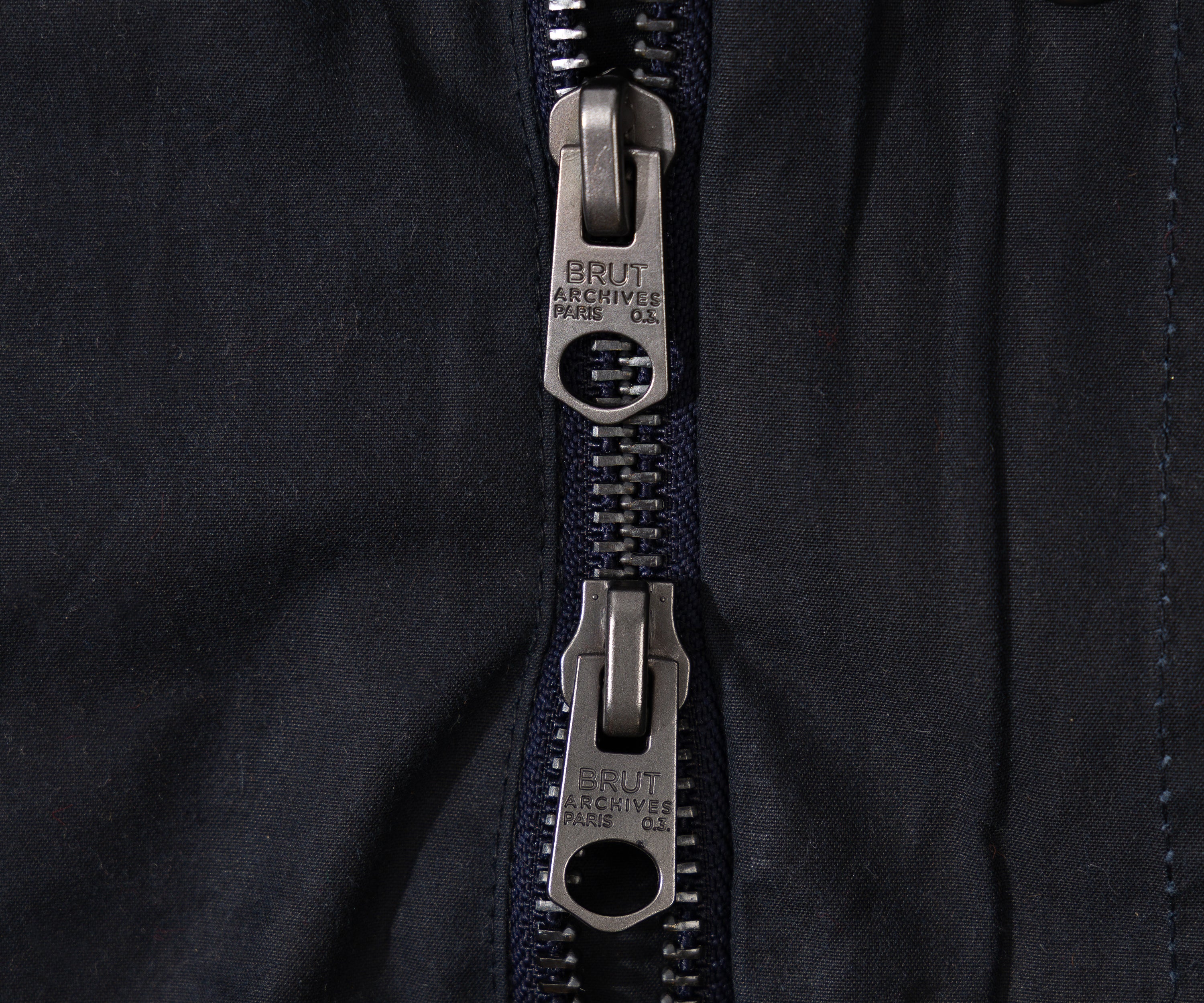 REWORK® STORMFISHER WAX JACKET - N° 032 Coats & Jackets LARGE / BLUE - BRUT Clothing