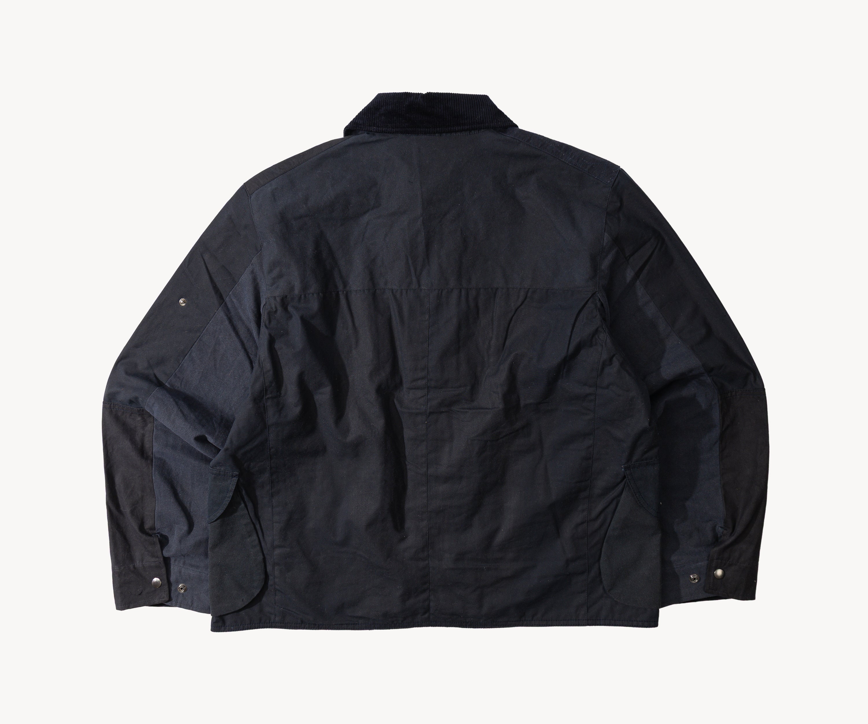 REWORK® STORMFISHER WAX JACKET - N° 032 Coats & Jackets LARGE / BLUE - BRUT Clothing