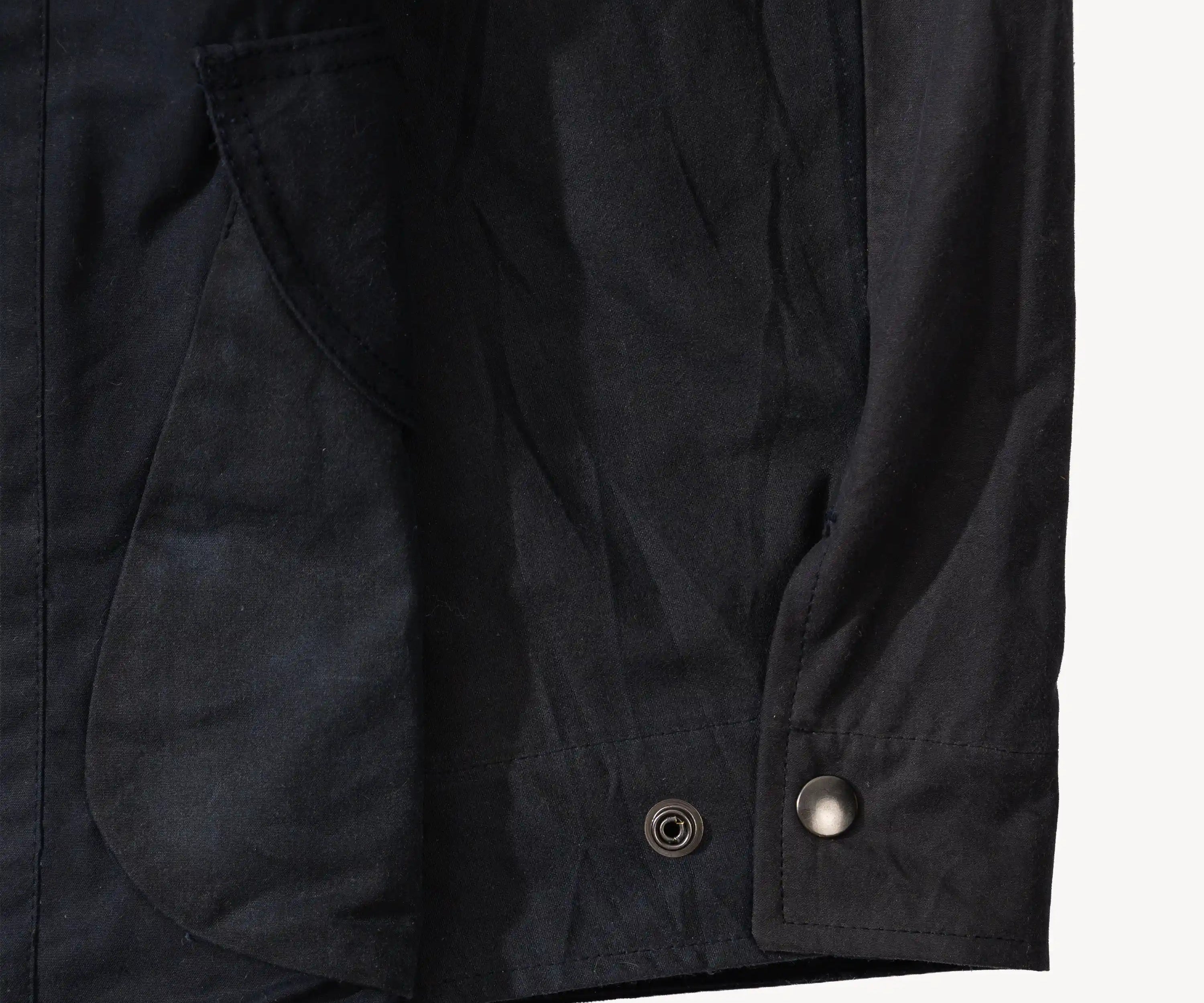 REWORK® STORMFISHER WAX JACKET - N° 033 Coats & Jackets LARGE / BLUE - BRUT Clothing