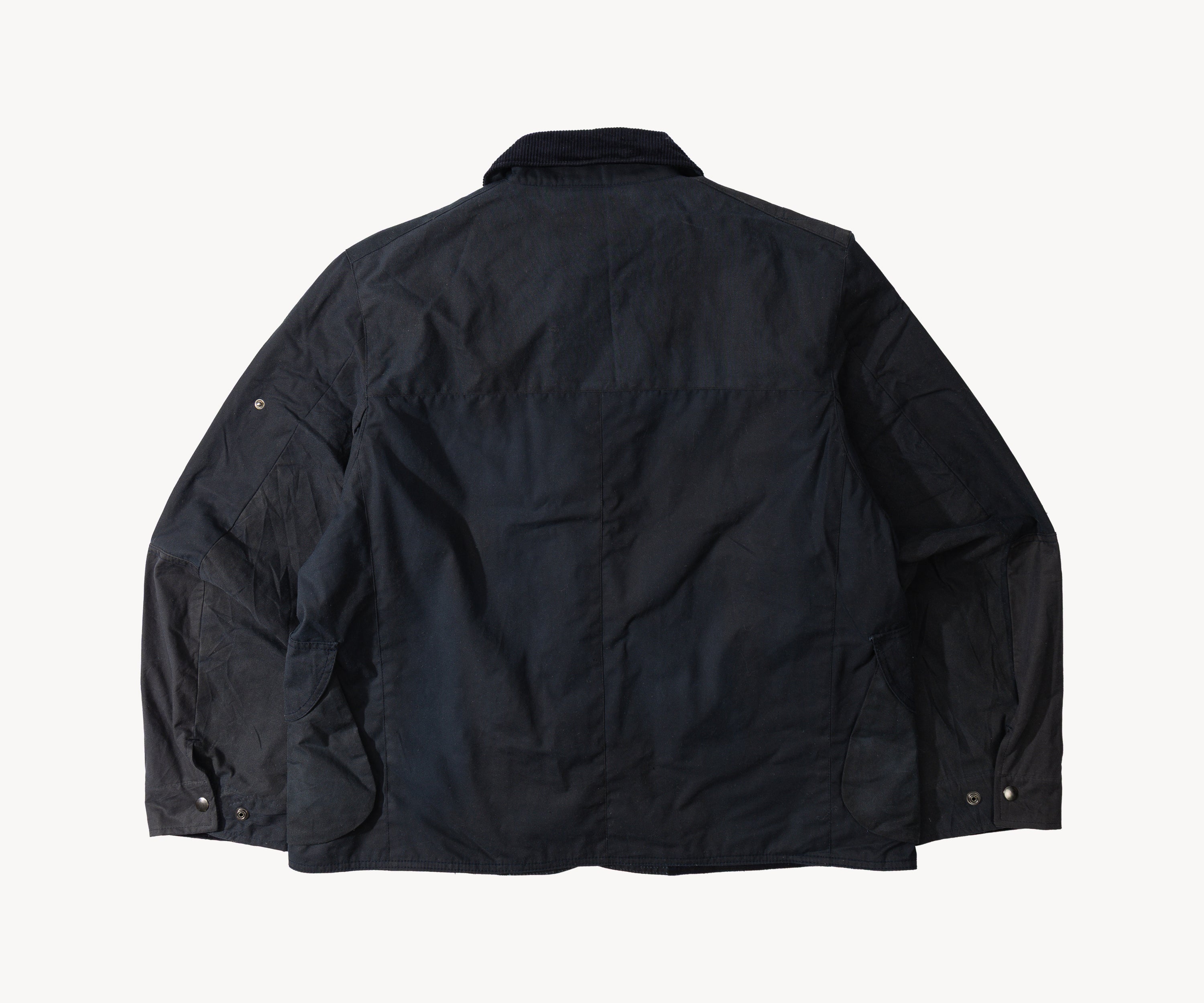 REWORK® STORMFISHER WAX JACKET - N° 033 Manteaux et vestes LARGE / BLEU - BRUT Clothing