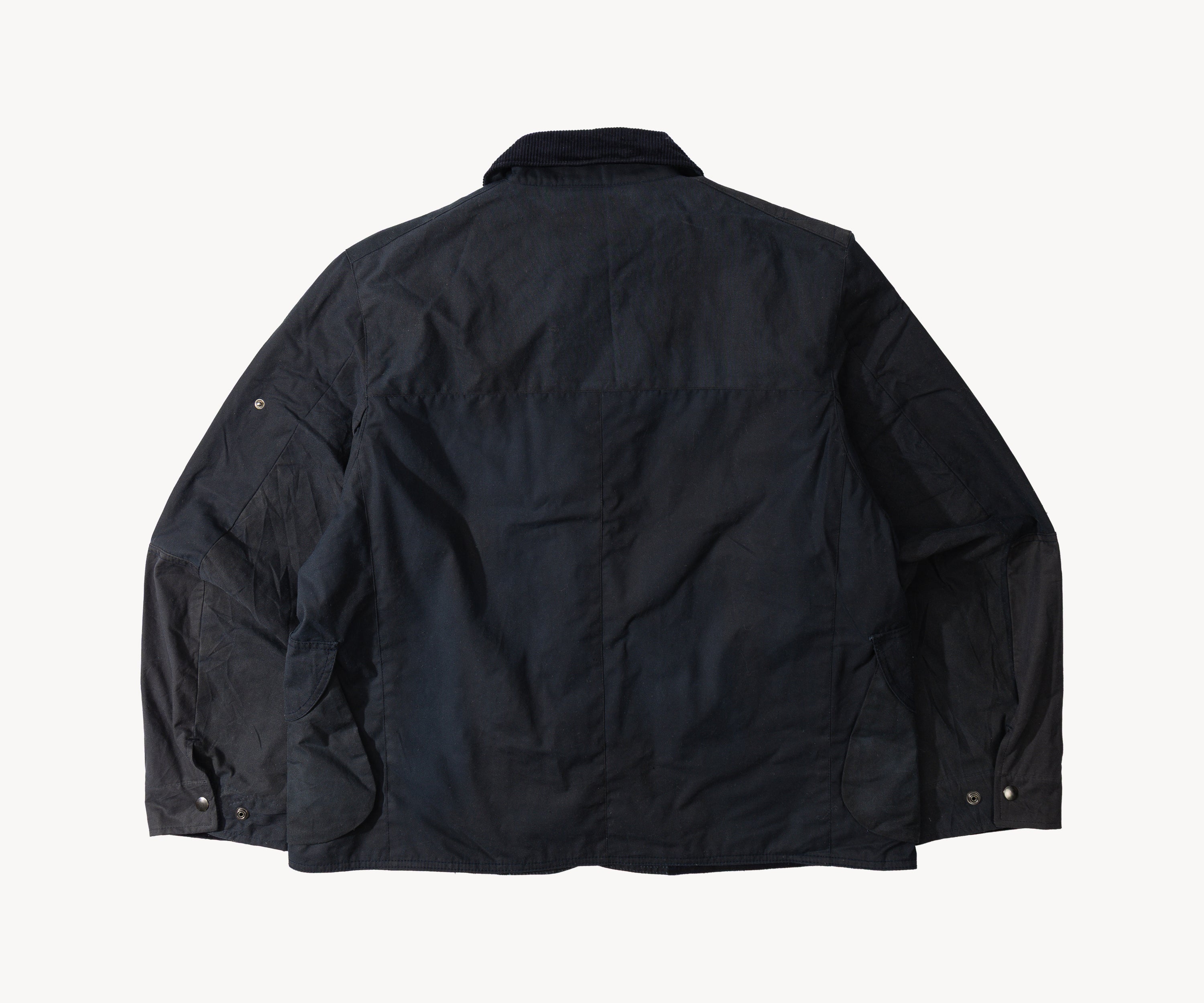 REWORK® STORMFISHER WAX JACKET - N° 033 Coats & Jackets LARGE / BLUE - BRUT Clothing