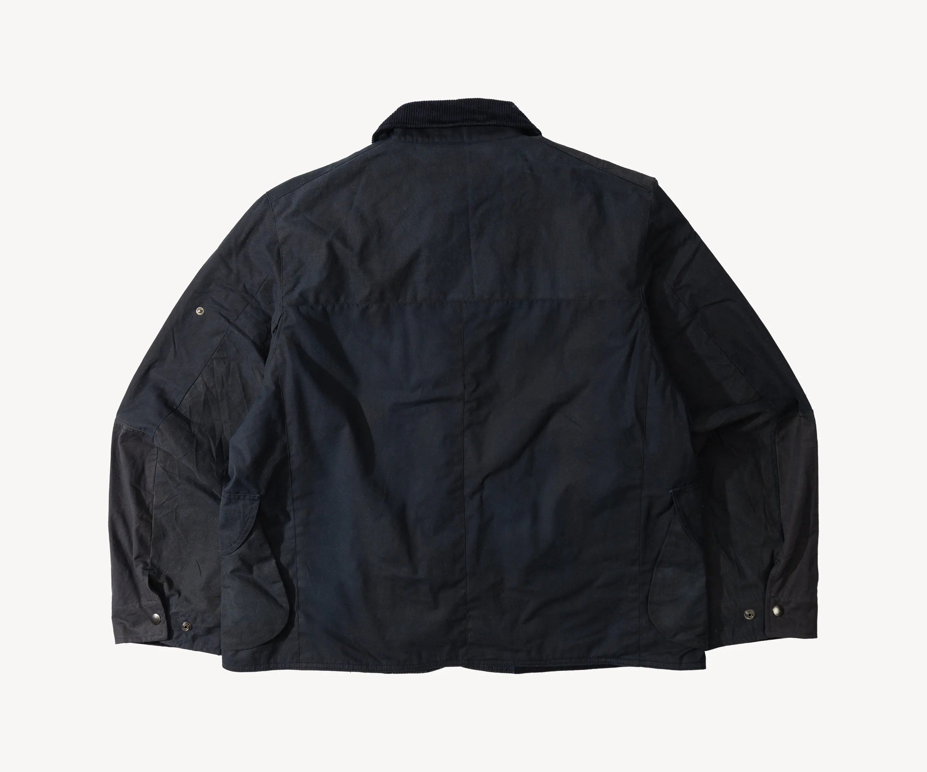 REWORK® STORMFISHER WAX JACKET - N° 033 Coats & Jackets LARGE / BLUE - BRUT Clothing