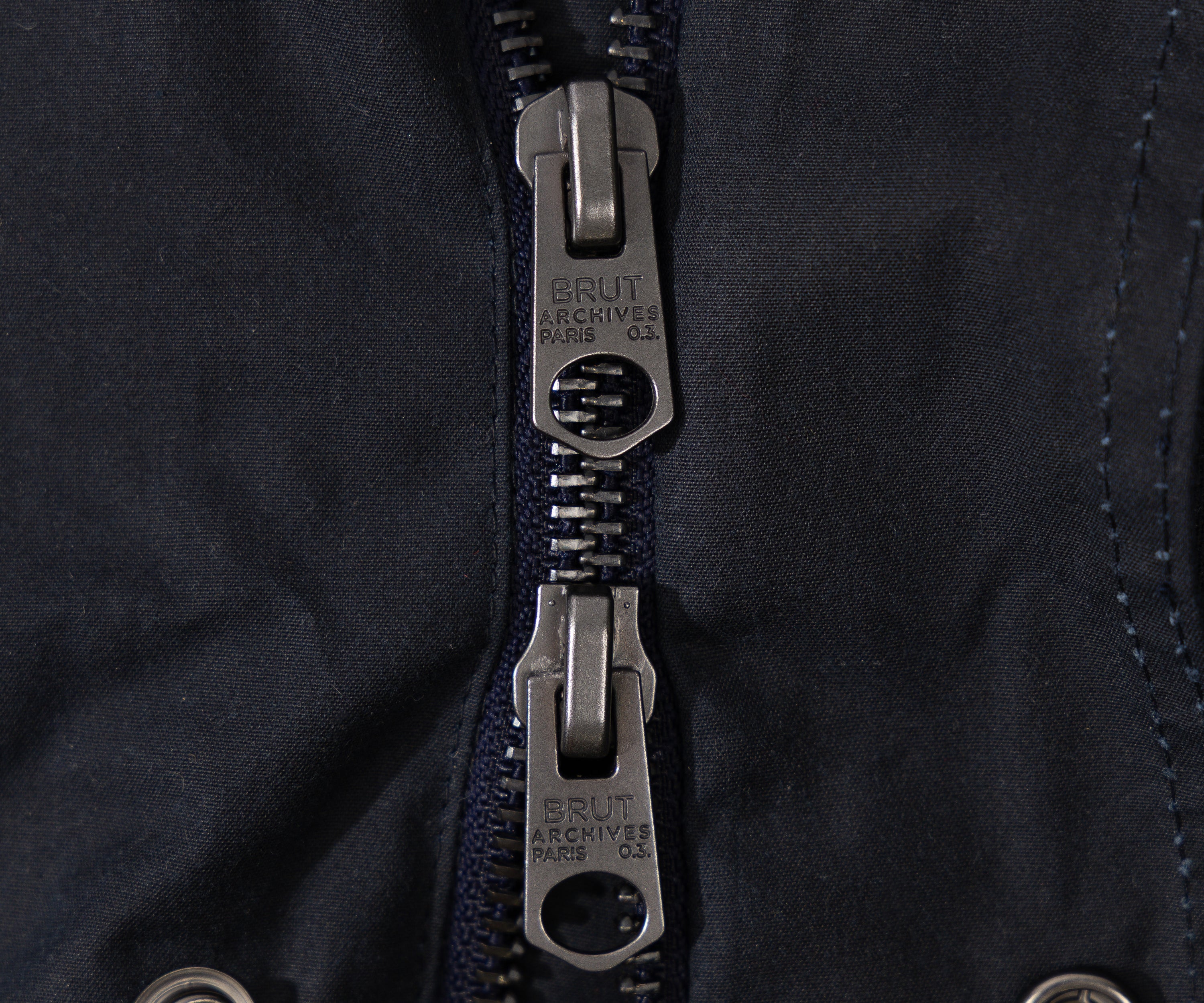 REWORK® STORMFISHER WAX JACKET - N° 034 Coats & Jackets LARGE / BLUE - BRUT Clothing
