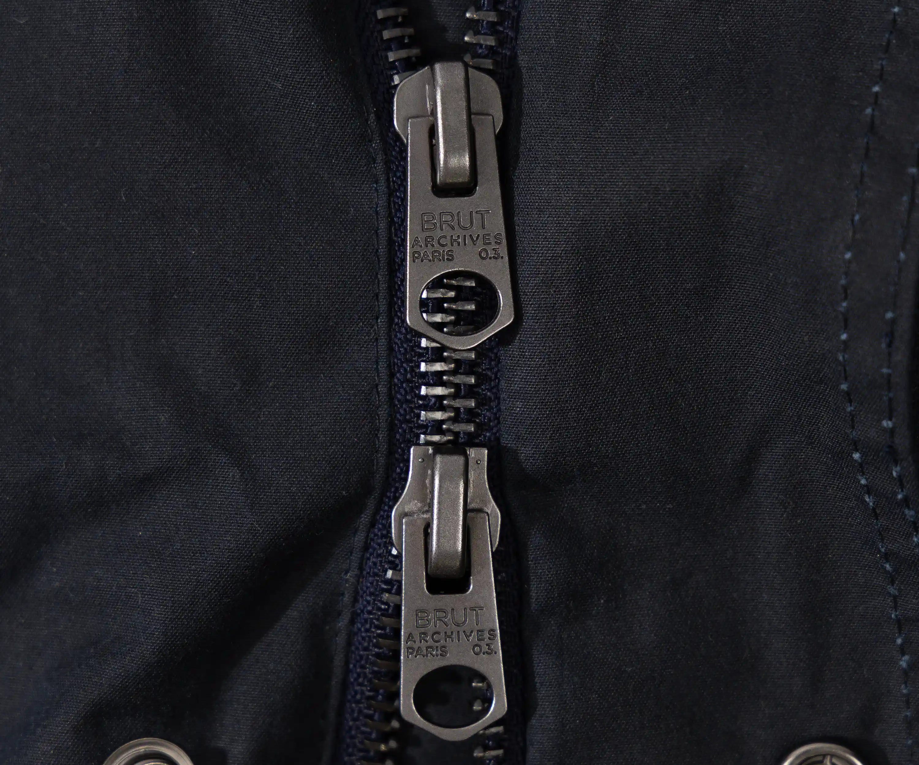 REWORK® STORMFISHER WAX JACKET - N° 034 Coats & Jackets LARGE / BLUE - BRUT Clothing