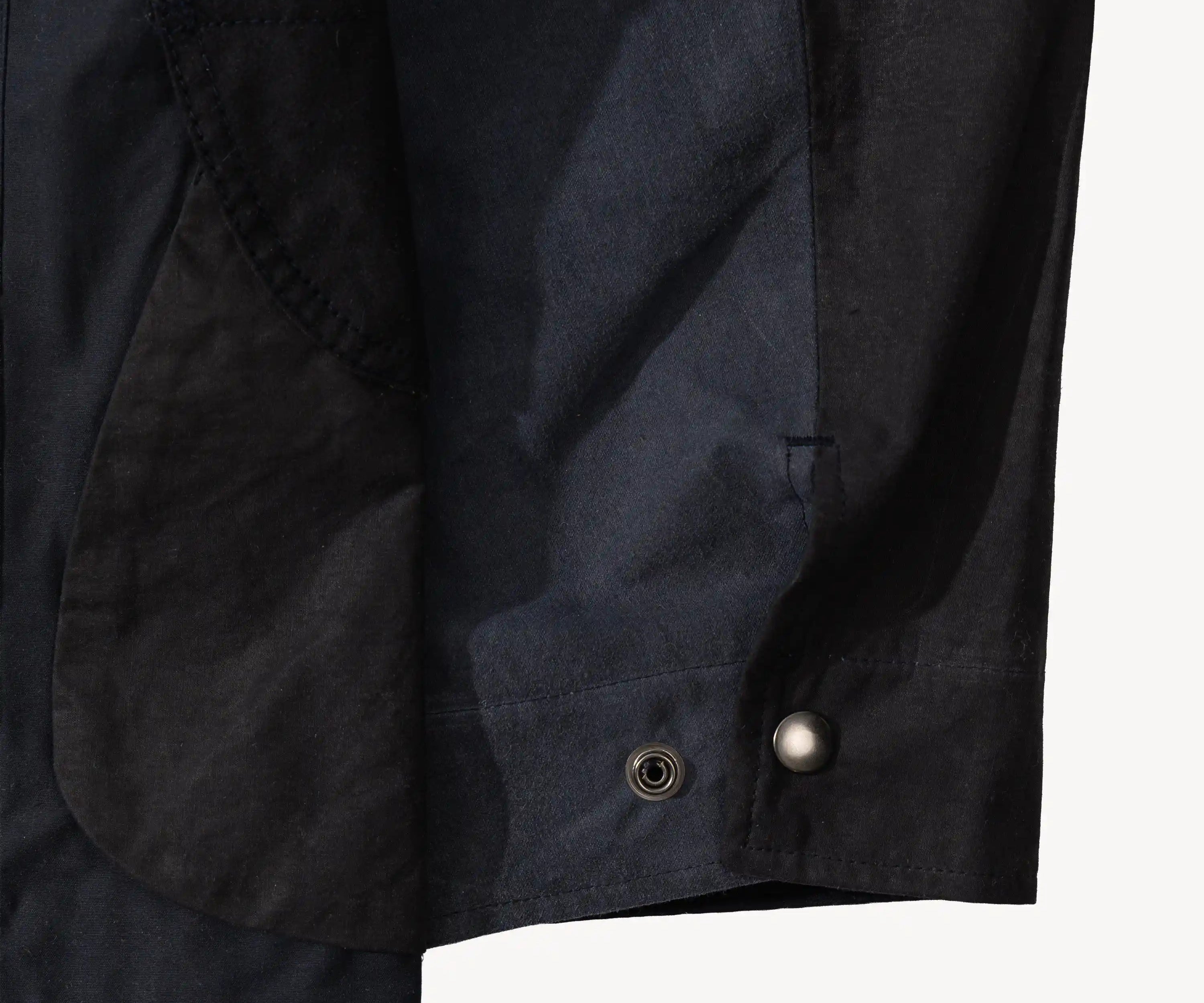 REWORK® STORMFISHER WAX JACKET - N° 034 Coats & Jackets LARGE / BLUE - BRUT Clothing