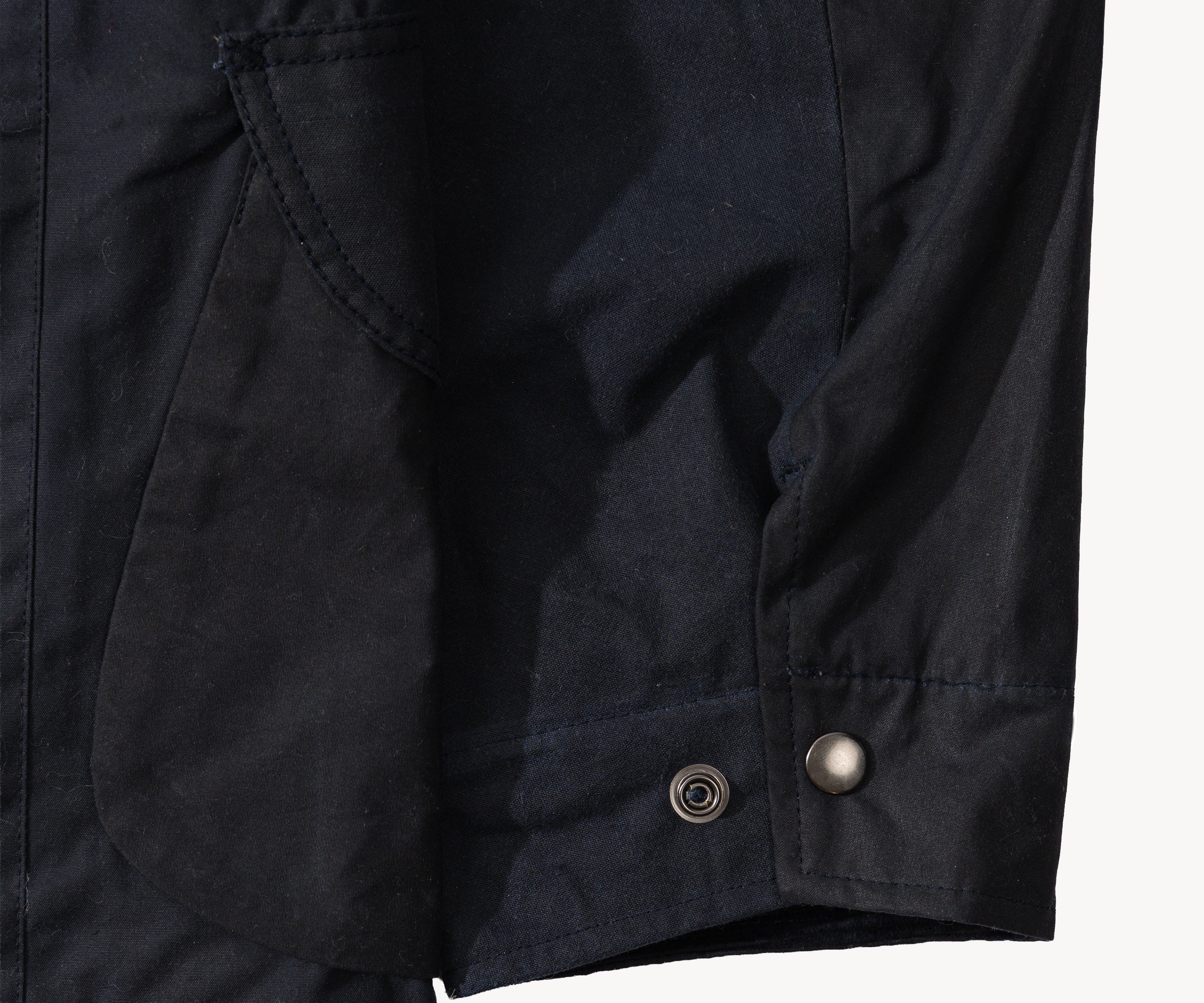 REWORK® STORMFISHER WAX JACKET - N° 038 Coats & Jackets LARGE / BLUE - BRUT Clothing