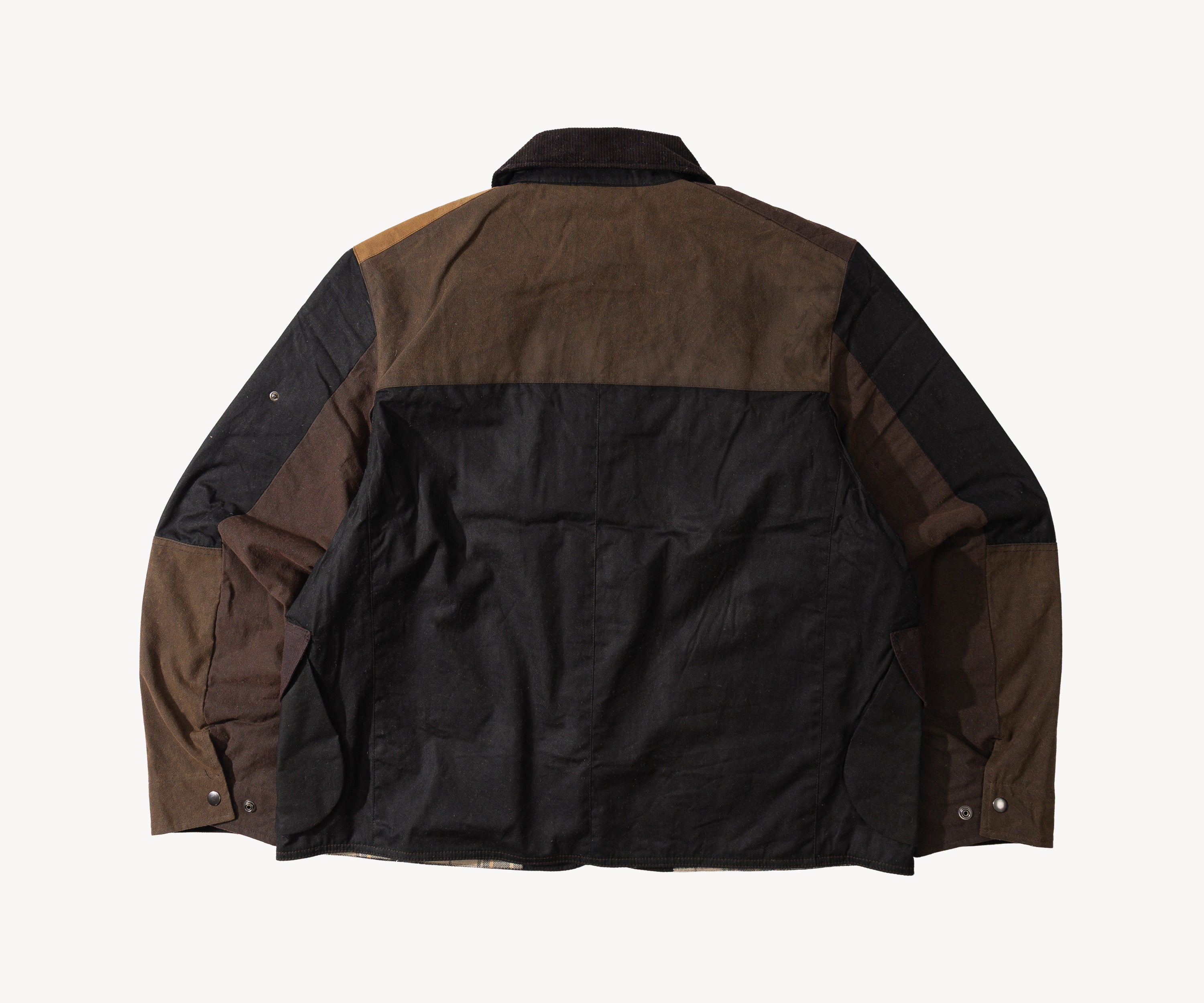 REWORK® STORMFISHER WAX JACKET - N° 040 Coats & Jackets X-LARGE / BROWN - BRUT Clothing
