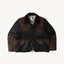REWORK® STORMFISHER WAX JACKET - N° 041 Coats & Jackets X-LARGE / BROWN - BRUT Clothing