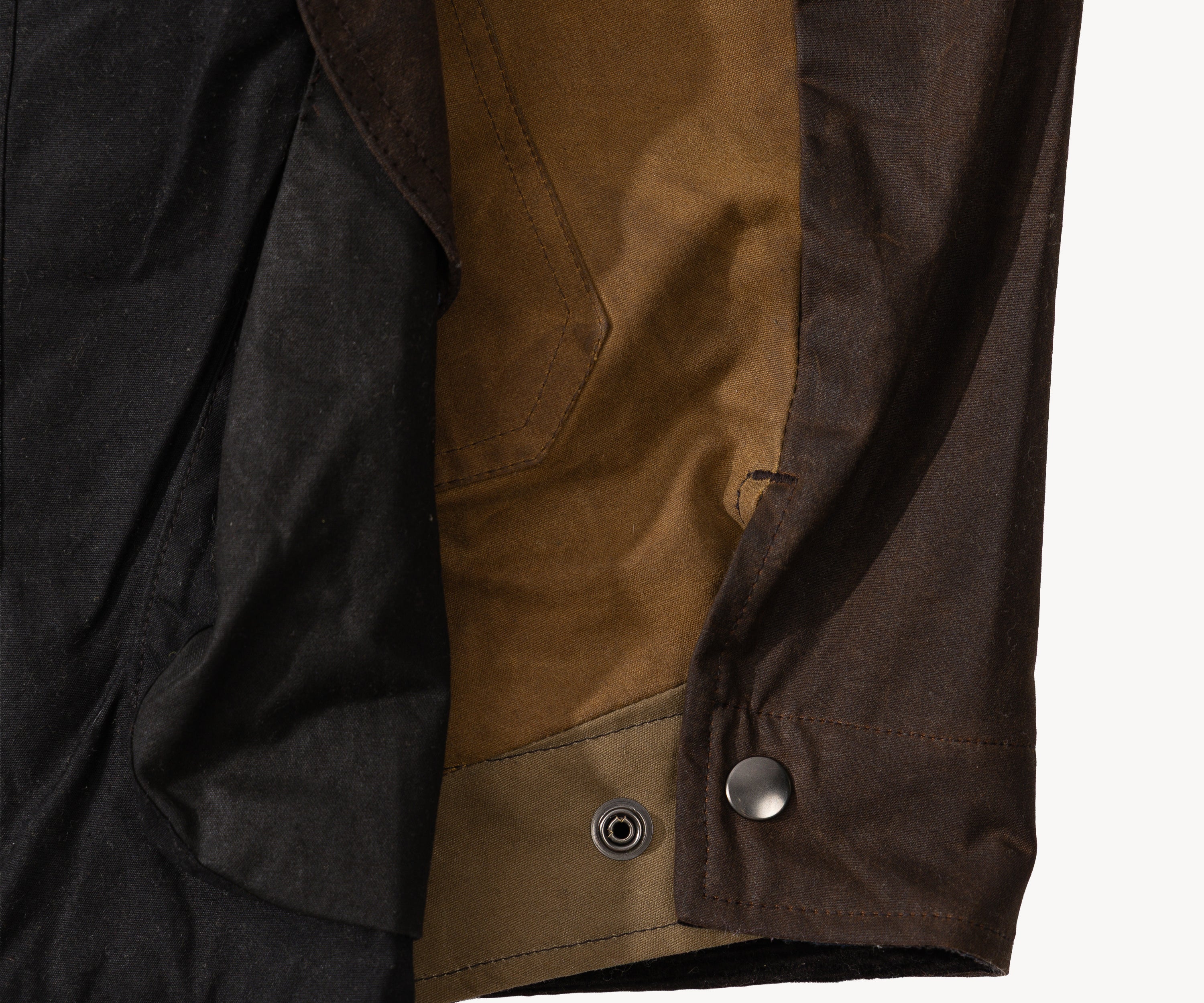 REWORK® STORMFISHER WAX JACKET - N° 041 Coats & Jackets X-LARGE / BROWN - BRUT Clothing