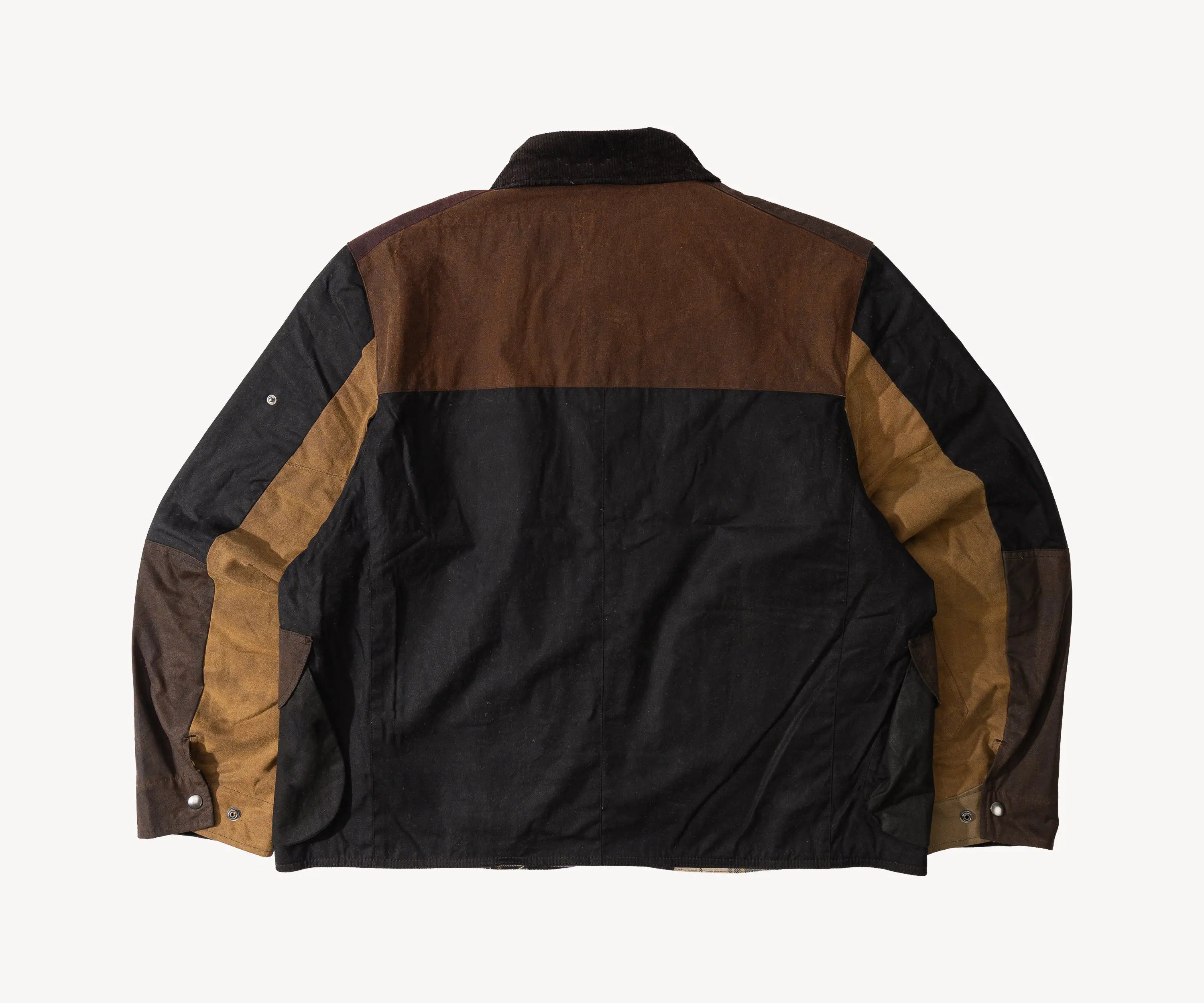 REWORK® STORMFISHER WAX JACKET - N° 041 Coats & Jackets X-LARGE / BROWN - BRUT Clothing