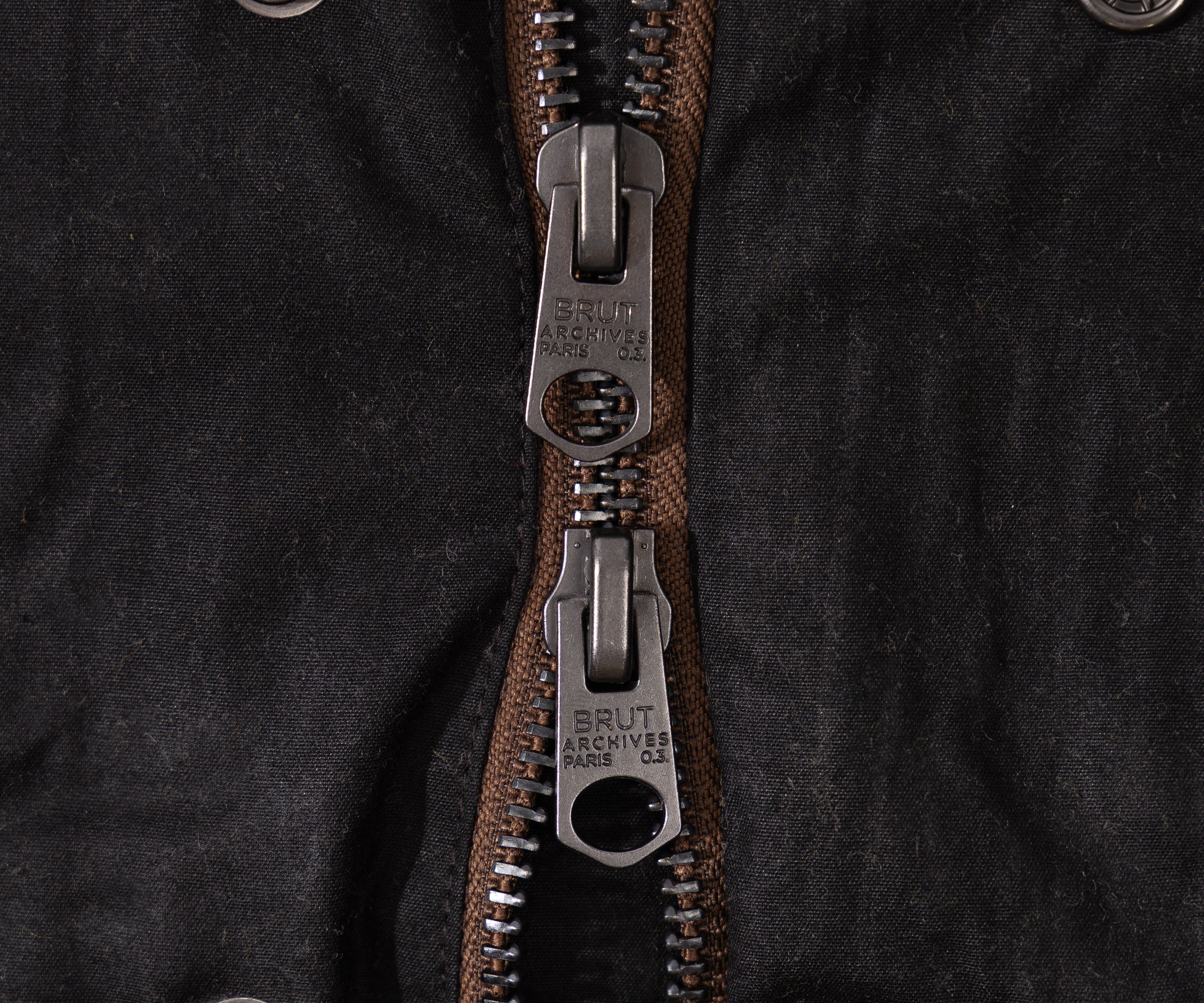 REWORK® STORMFISHER WAX JACKET - N° 043 Coats & Jackets X-LARGE / BROWN - BRUT Clothing