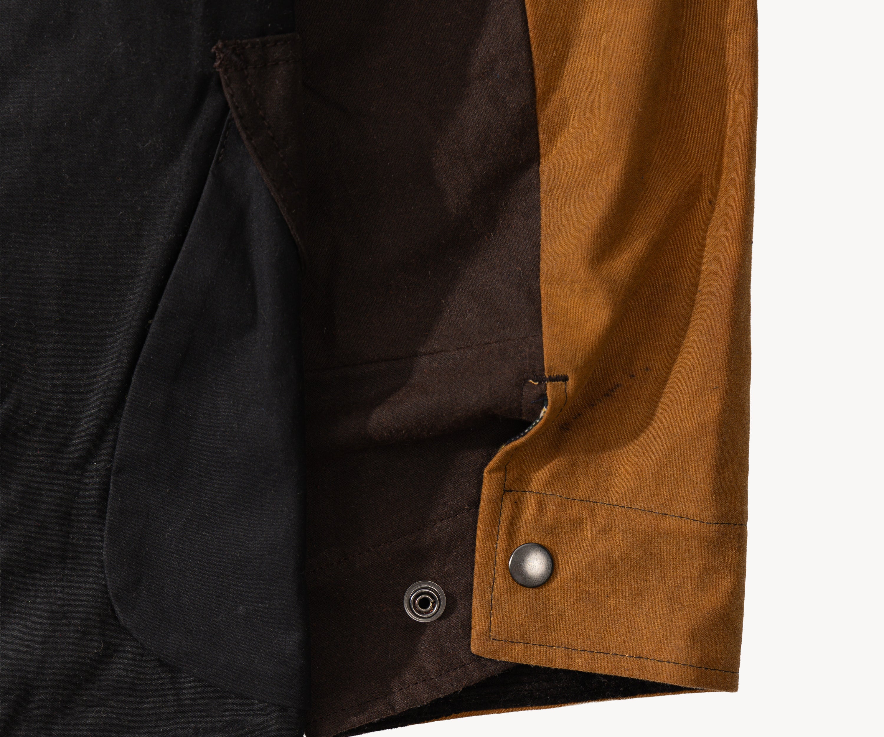 REWORK® STORMFISHER WAX JACKET - N° 043 Coats & Jackets X-LARGE / BROWN - BRUT Clothing