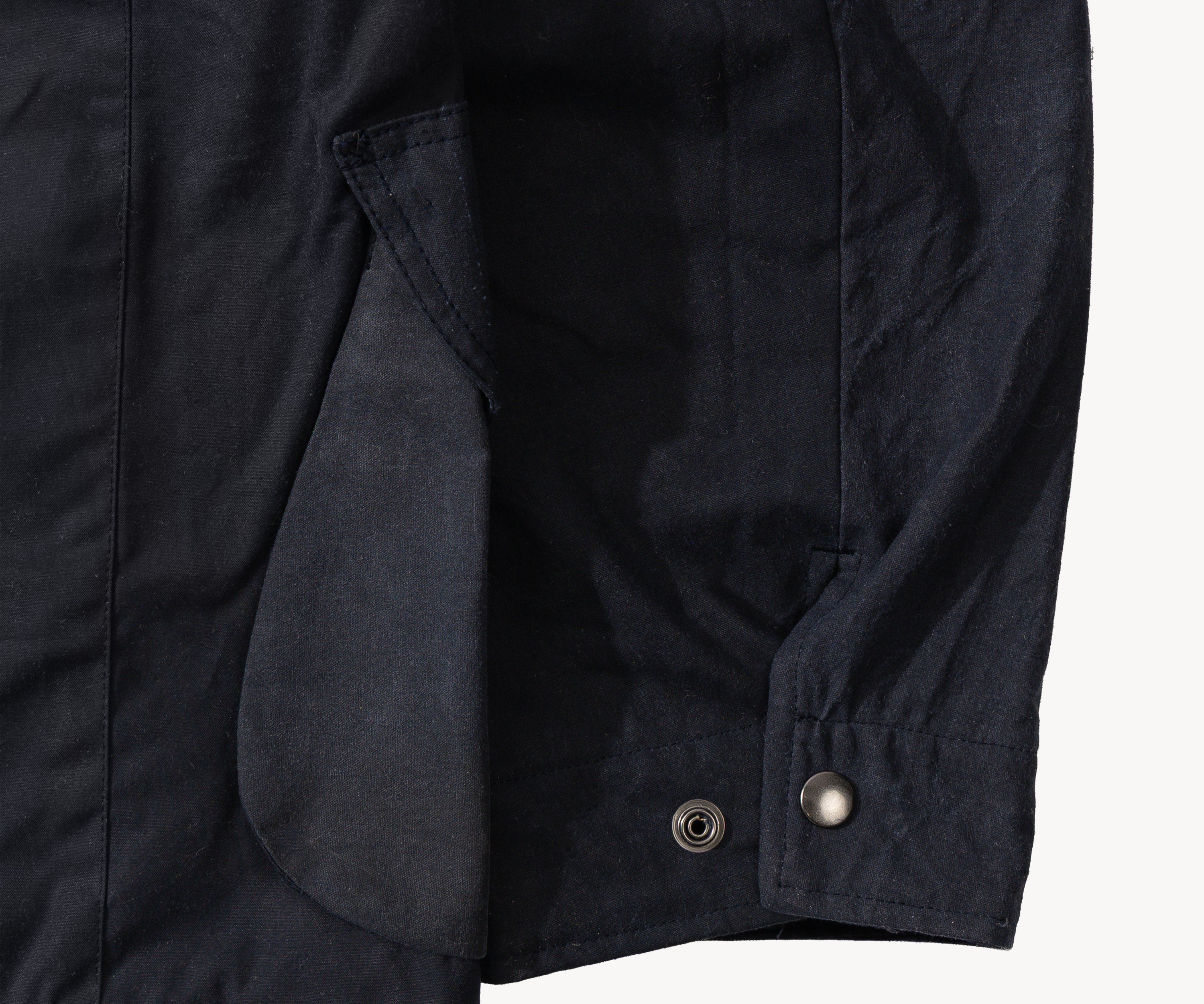 REWORK® STORMFISHER WAX JACKET - N° 044 Coats & Jackets X-LARGE / BLUE - BRUT Clothing