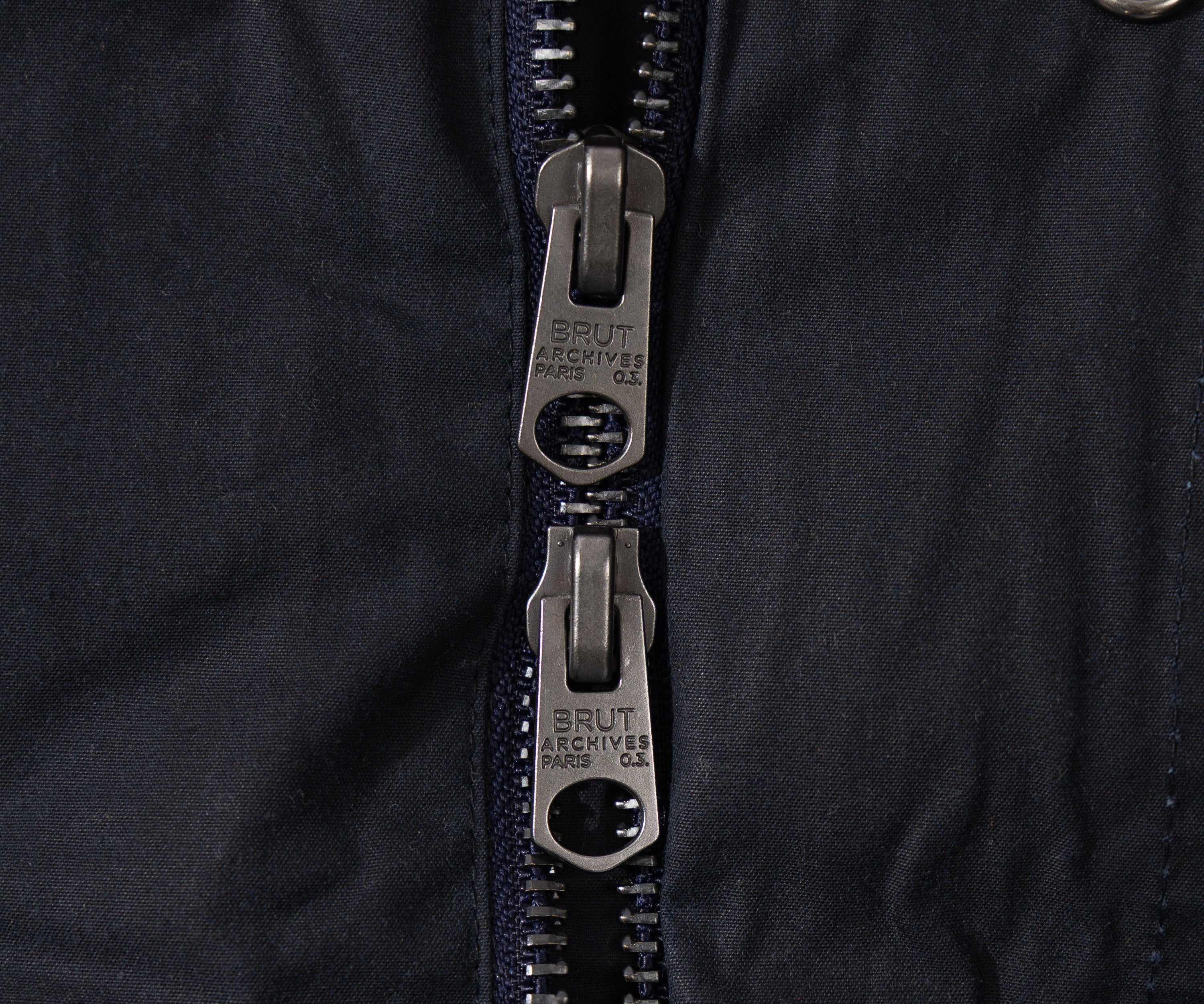 REWORK® STORMFISHER WAX JACKET - N° 045 Coats & Jackets X-LARGE / BLUE - BRUT Clothing