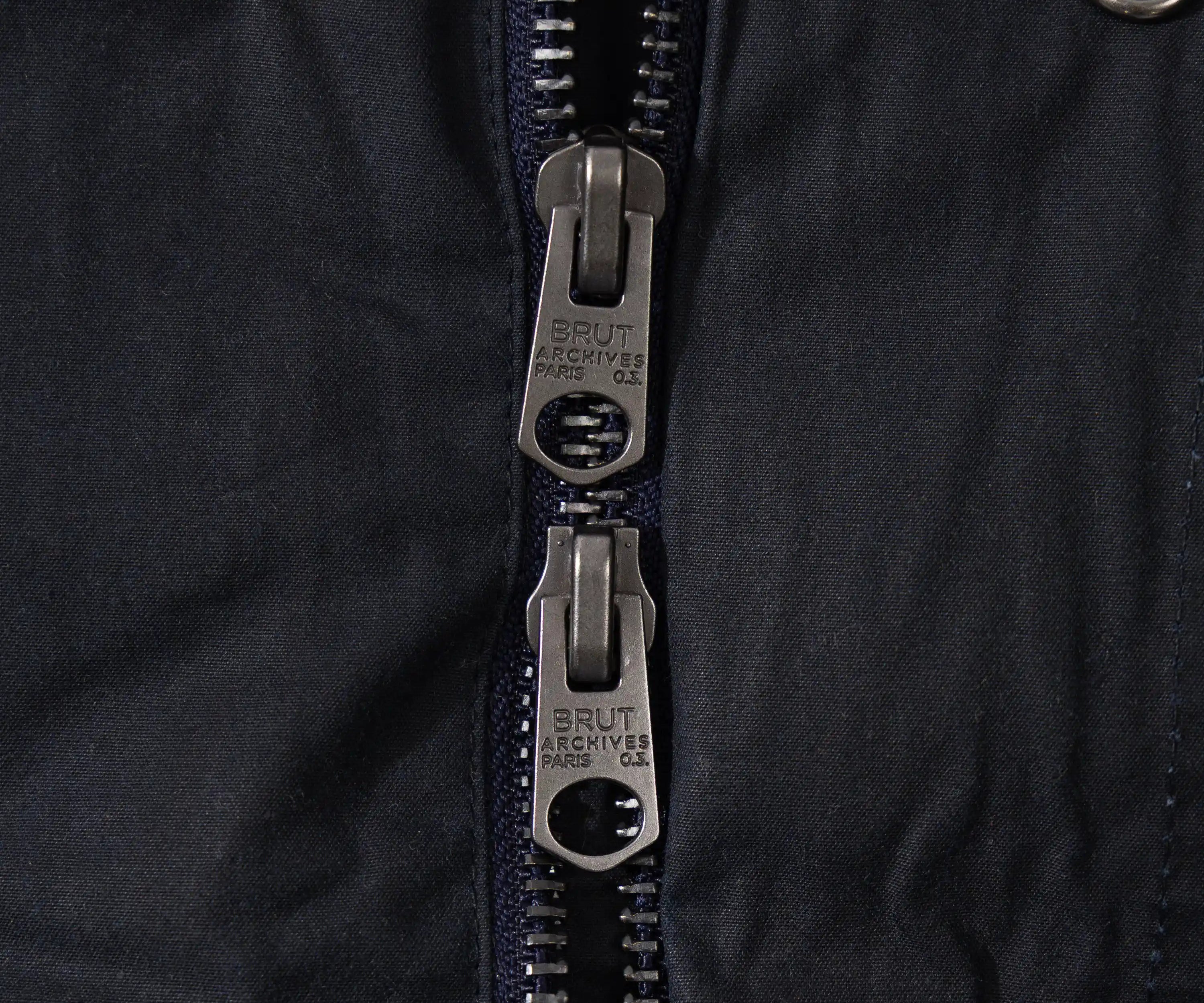REWORK® STORMFISHER WAX JACKET - N° 045 Coats & Jackets X-LARGE / BLUE - BRUT Clothing
