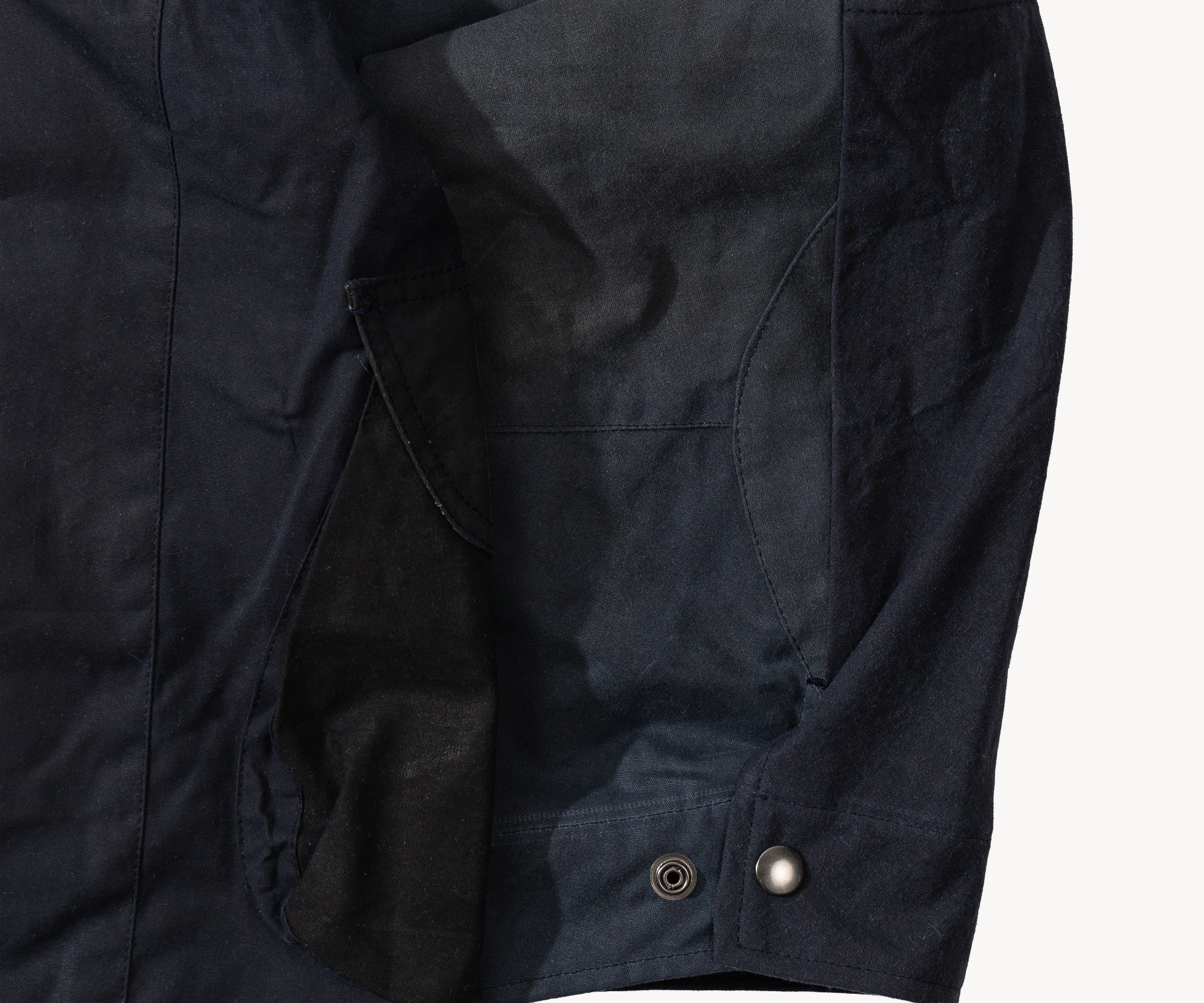 REWORK® STORMFISHER WAX JACKET - N° 045 Manteaux et vestes X-LARGE / BLEU - BRUT Clothing