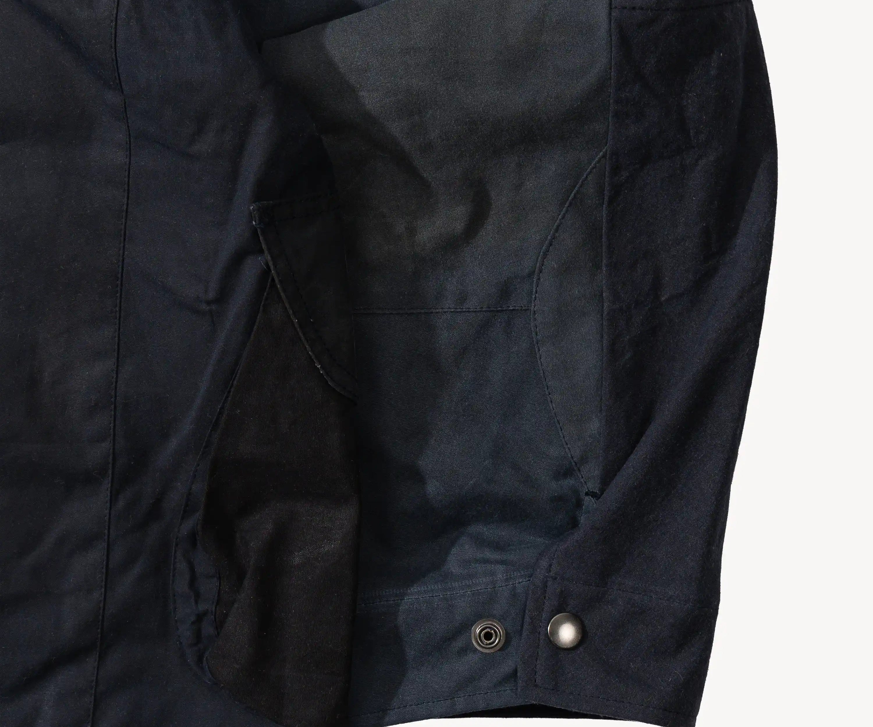 REWORK® STORMFISHER WAX JACKET - N° 045 Coats & Jackets X-LARGE / BLUE - BRUT Clothing