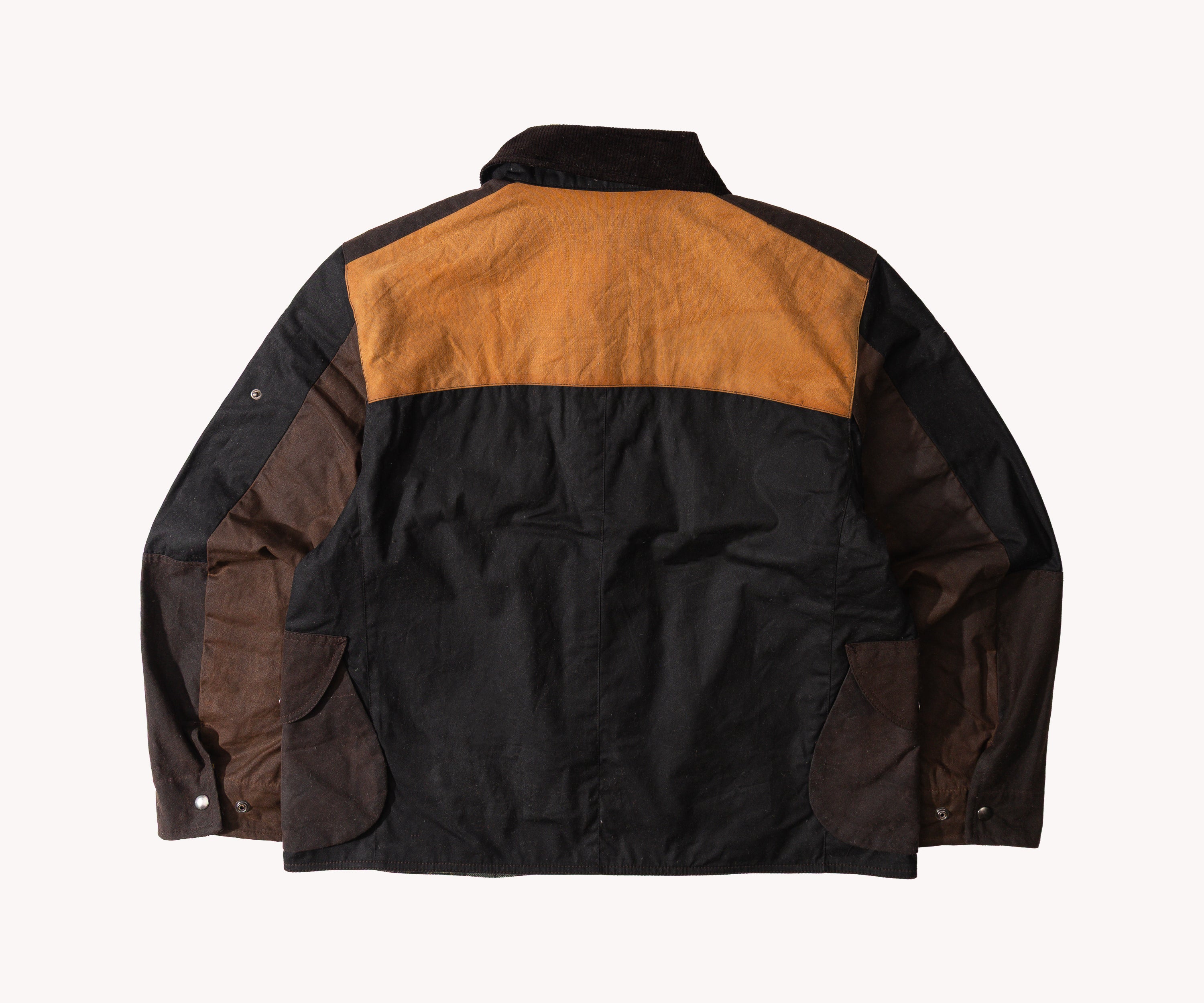 REWORK® STORMFISHER WAX JACKET - N° 001 Coats & Jackets SMALL / BROWN - BRUT Clothing