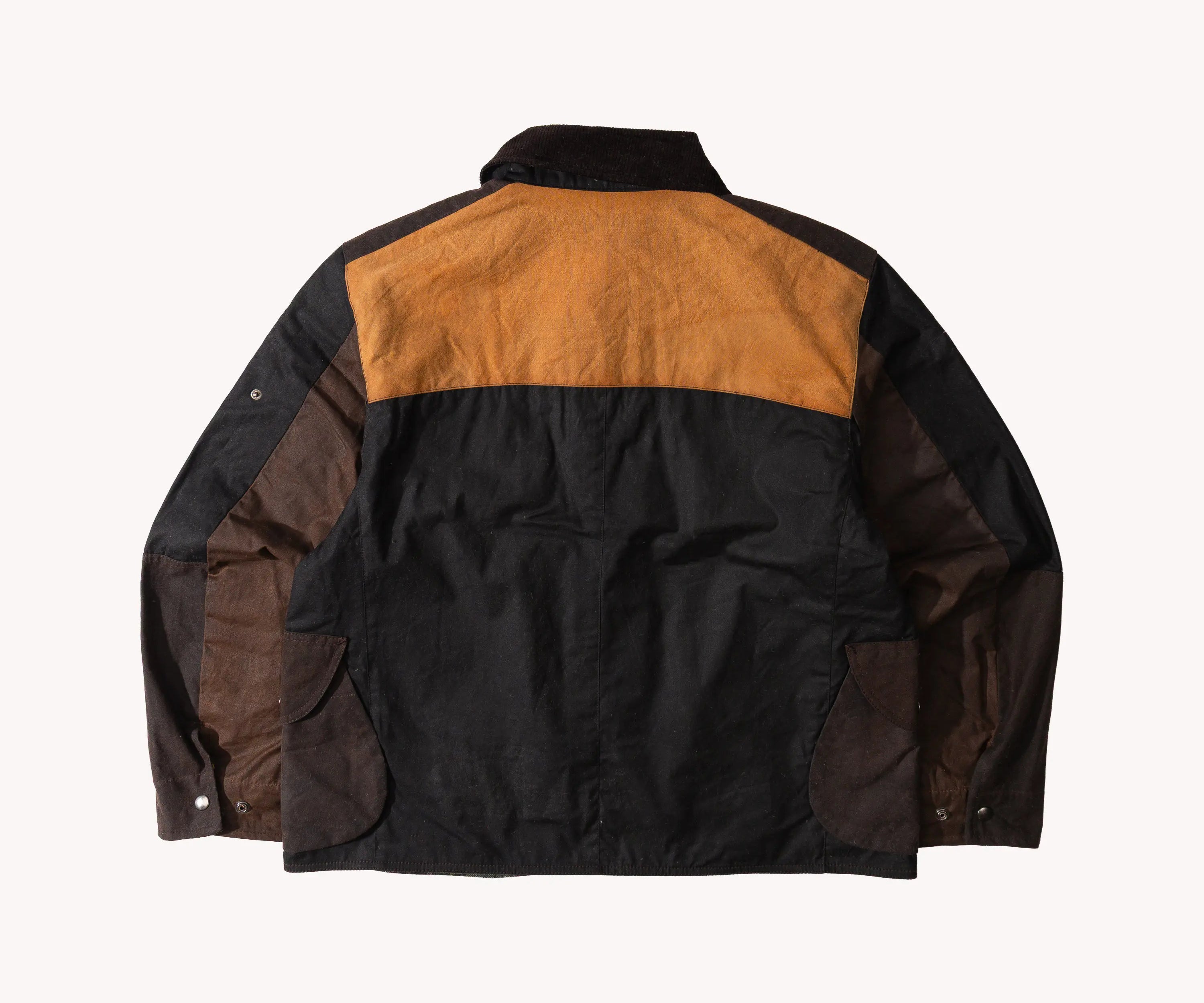 REWORK® STORMFISHER WAX JACKET - N° 001 Coats & Jackets SMALL / BROWN - BRUT Clothing