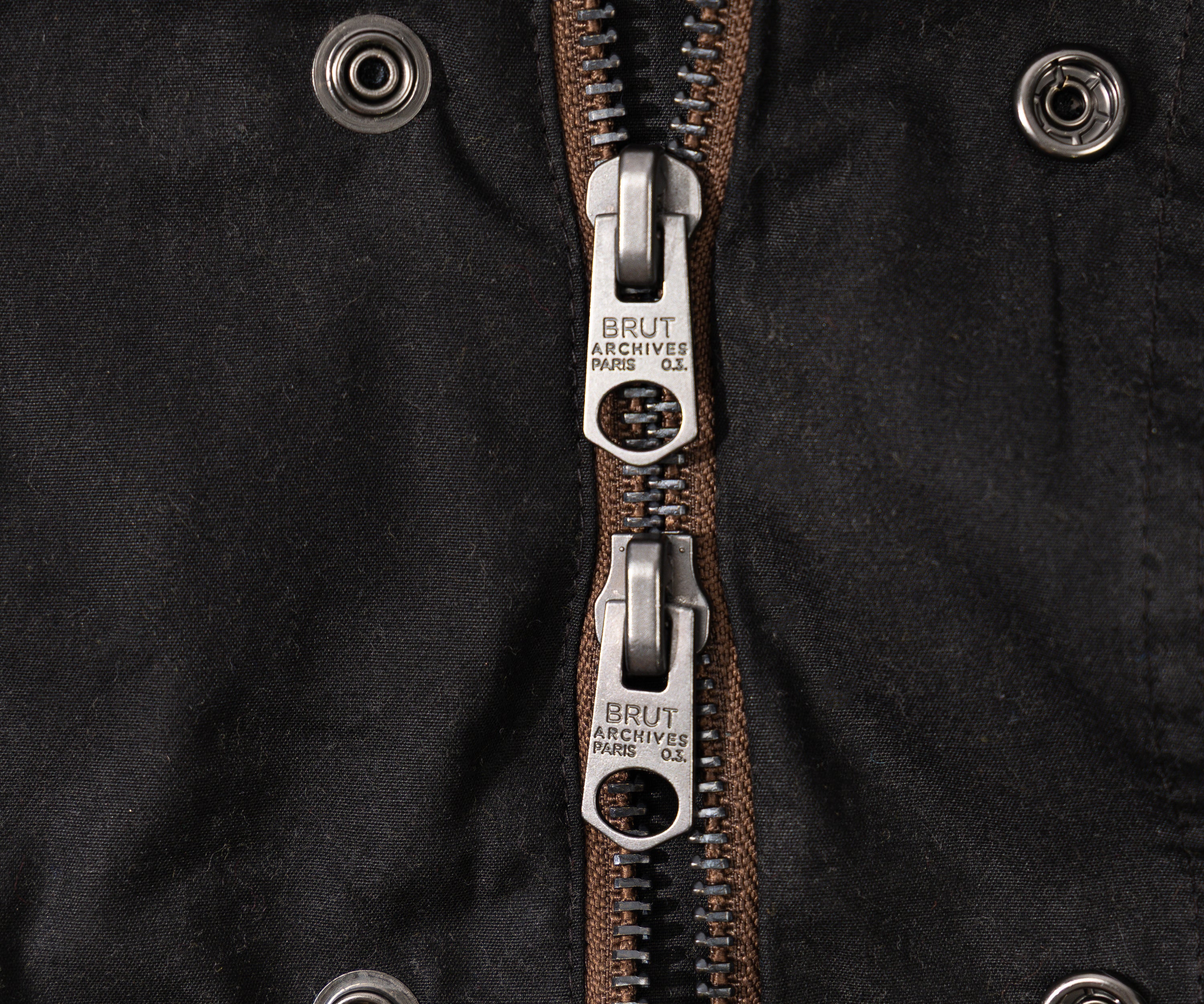 REWORK® STORMFISHER WAX JACKET - N° 002 Coats & Jackets SMALL / BROWN - BRUT Clothing
