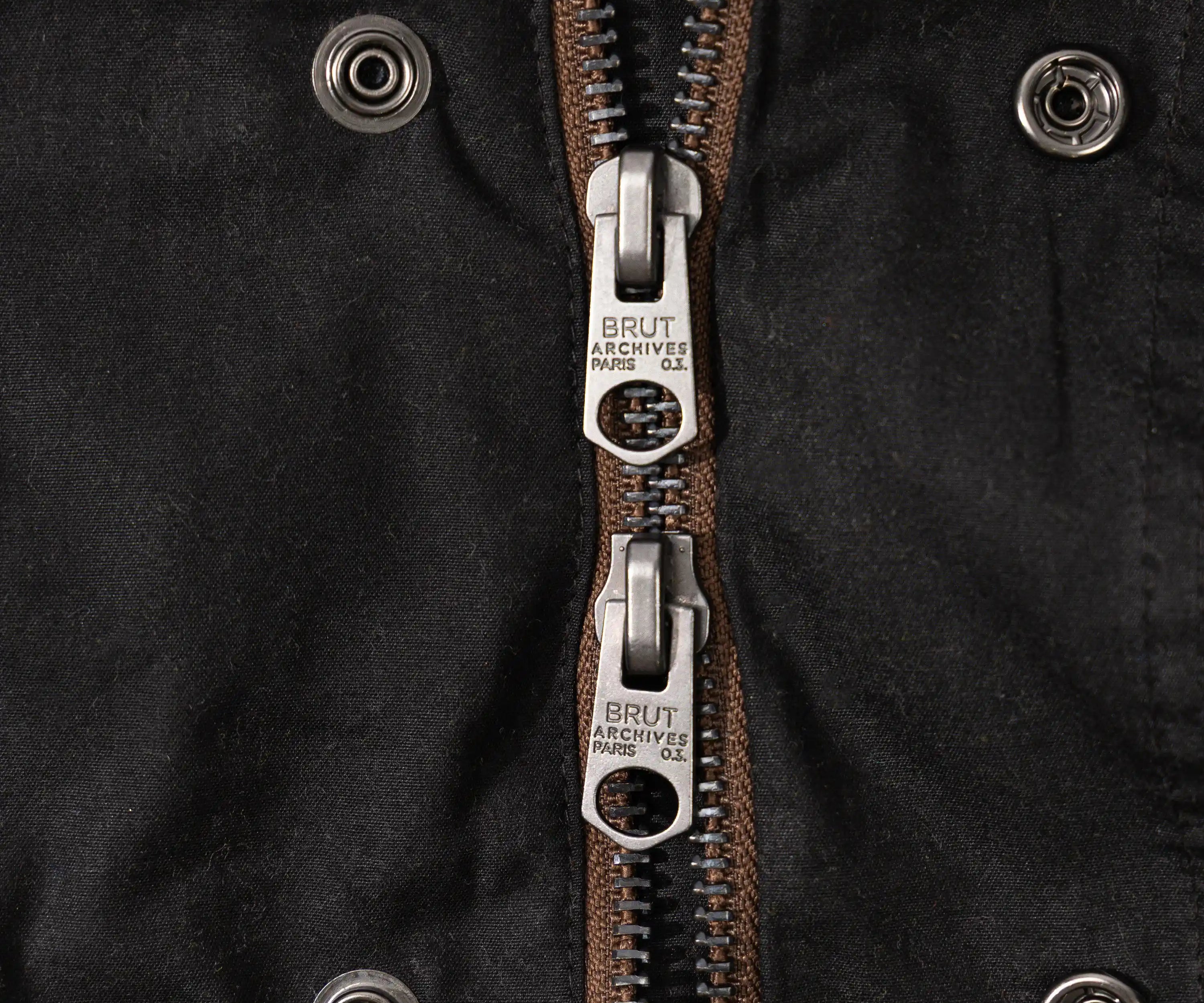 REWORK® STORMFISHER WAX JACKET - N° 002 Coats & Jackets SMALL / BROWN - BRUT Clothing