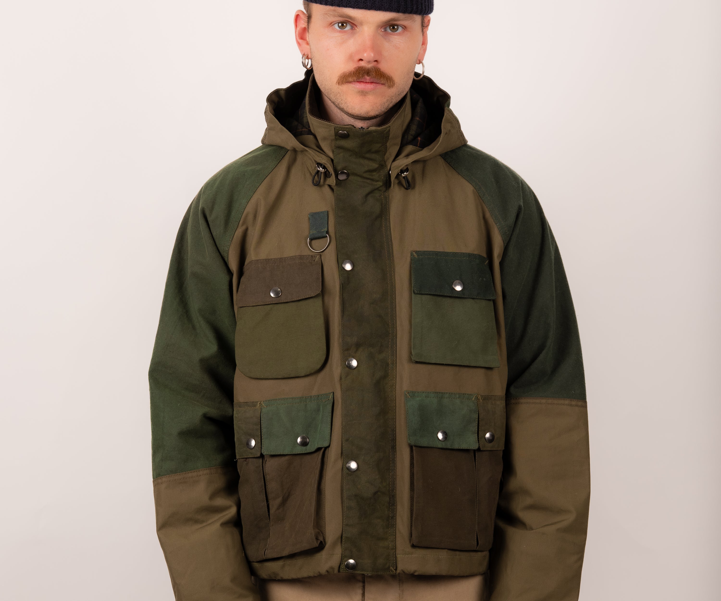 REWORK® TRIAL WAX JACKET - N° 048 Manteaux et vestes X-LARGE / MARRON - BRUT Clothing