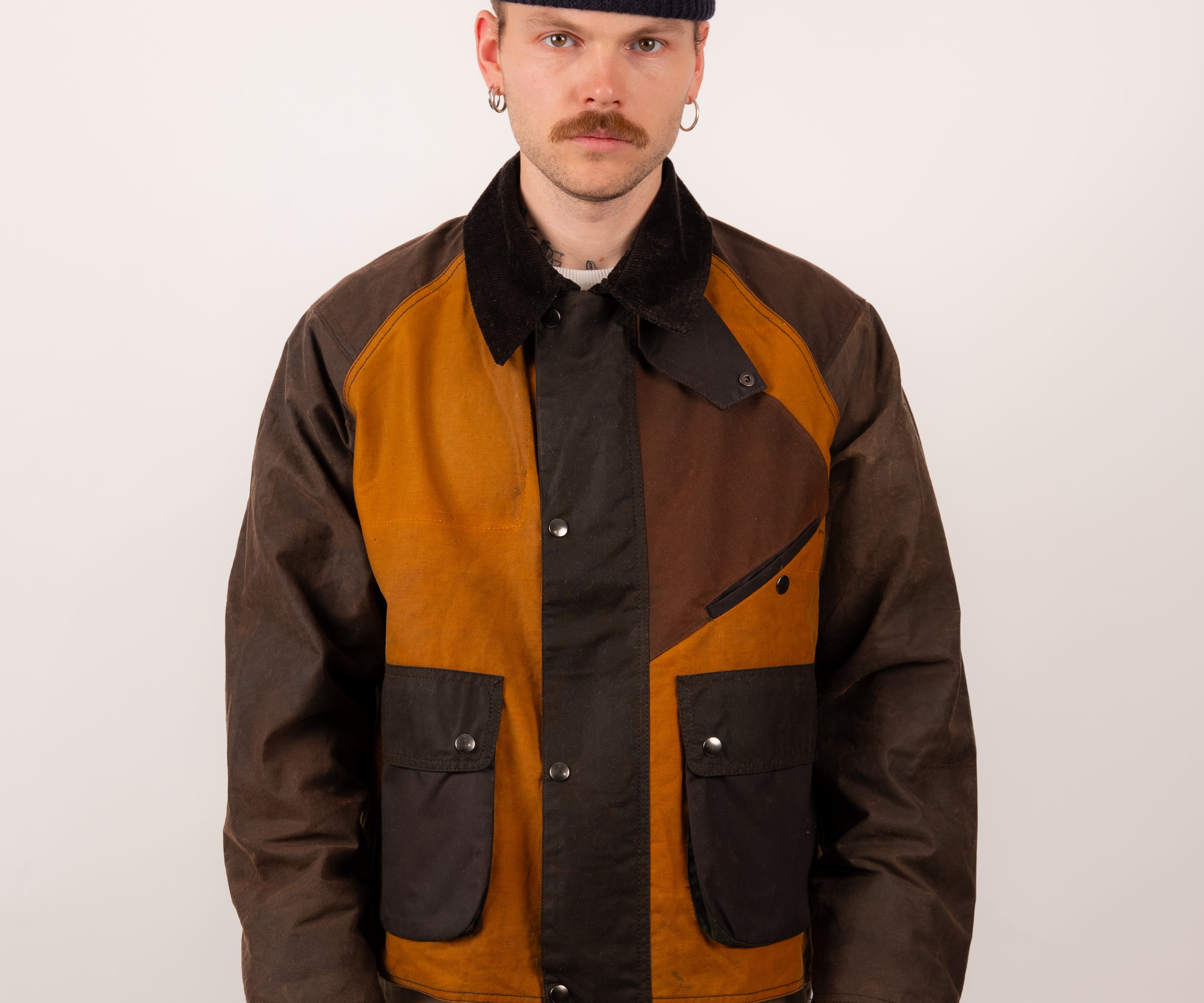REWORK® KEEPER WAX JACKET - N° 015 Coats & Jackets MEDIUM / BROWN - BRUT Clothing